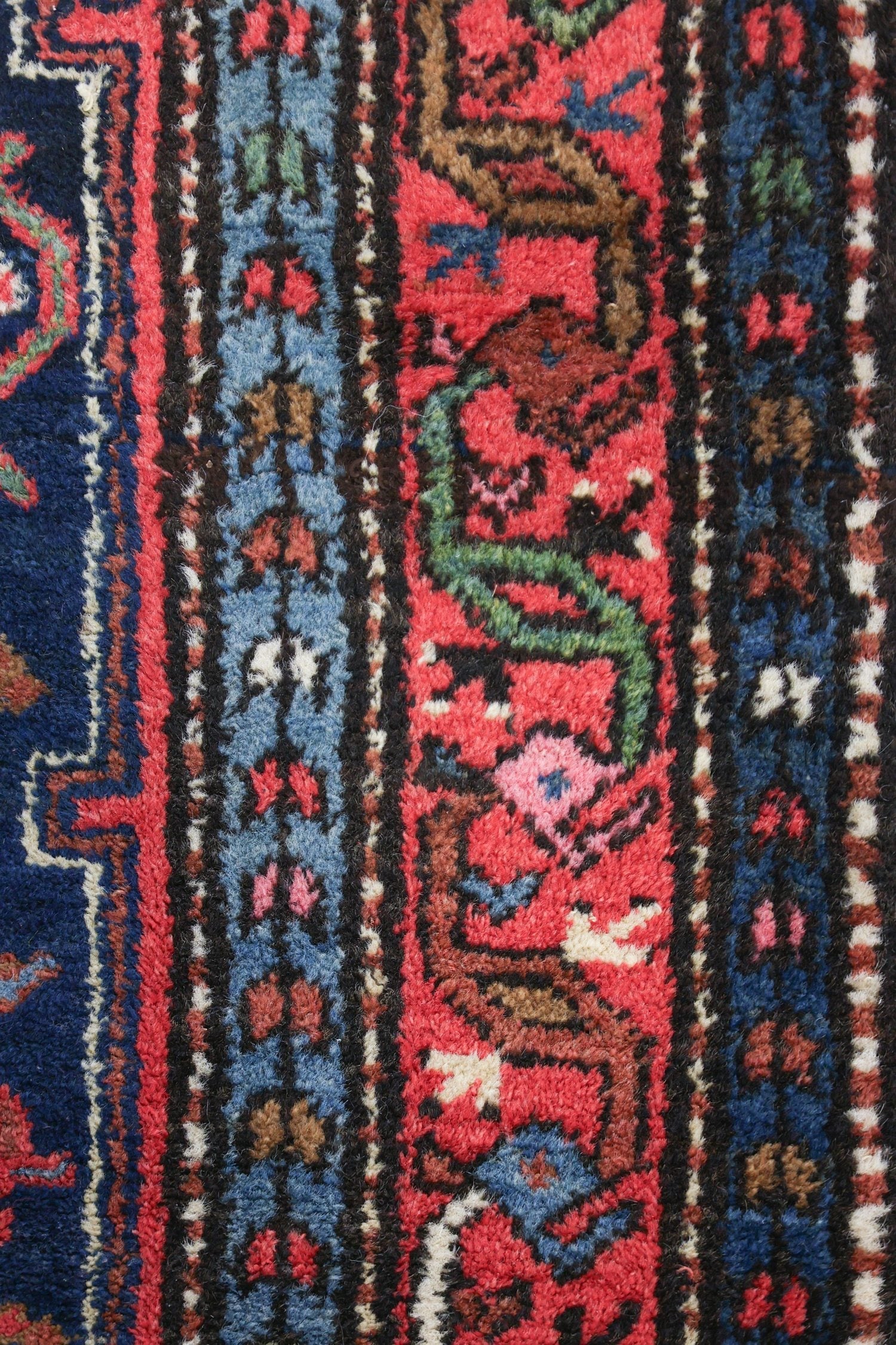 Antique Hamadan Handwoven Tribal Rug, J75901