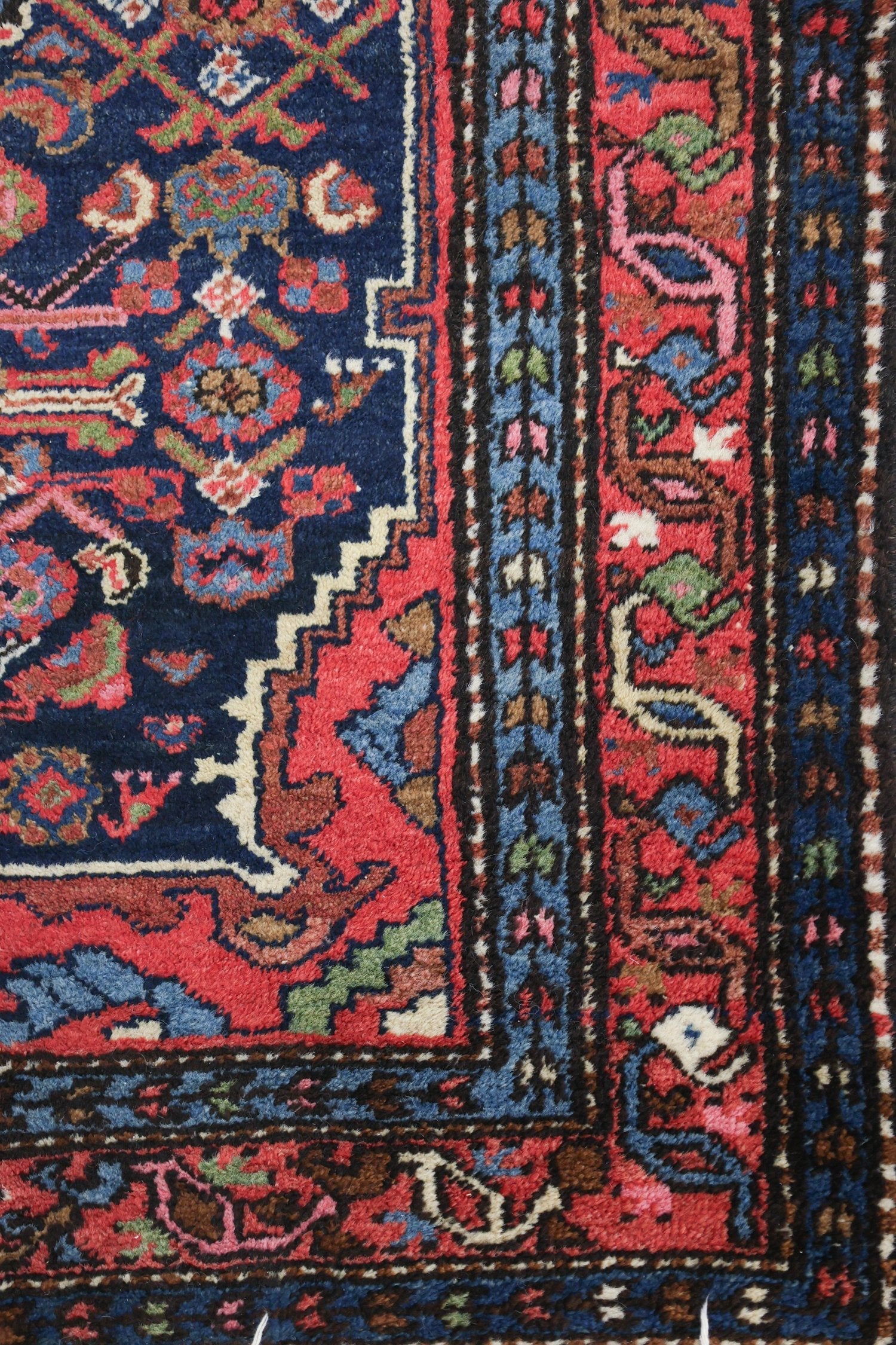 Antique Hamadan Handwoven Tribal Rug, J75901