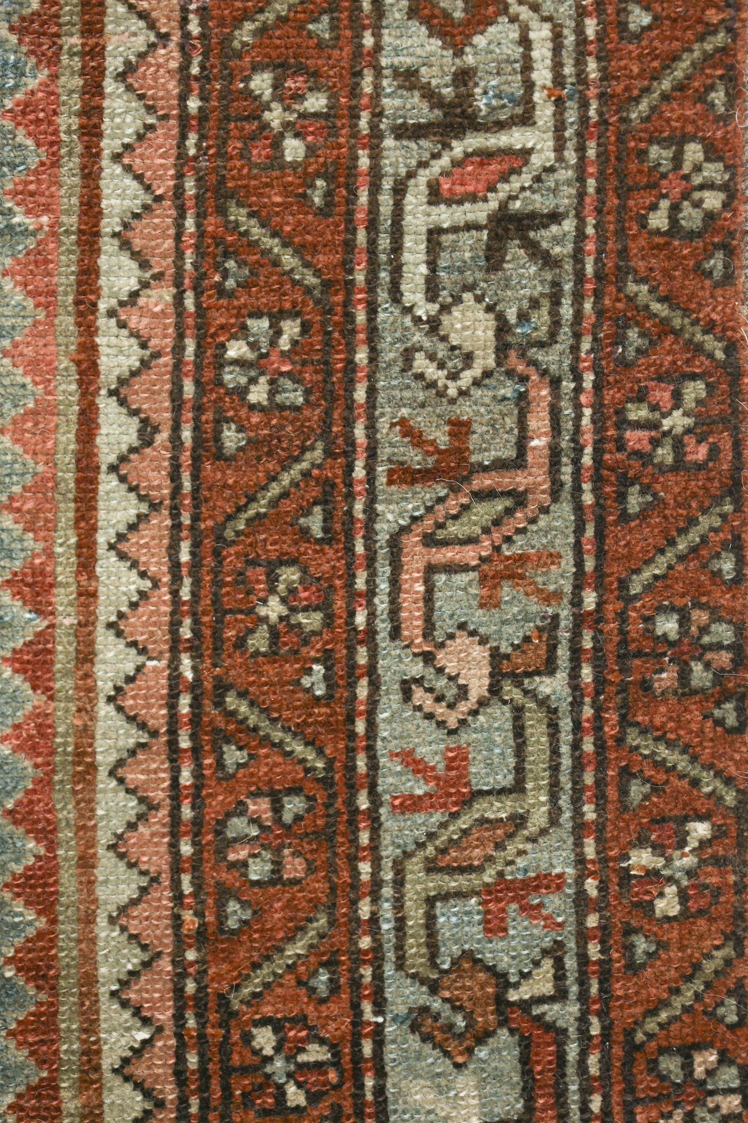 Vintage Hamadan Handwoven Tribal Rug, J76651