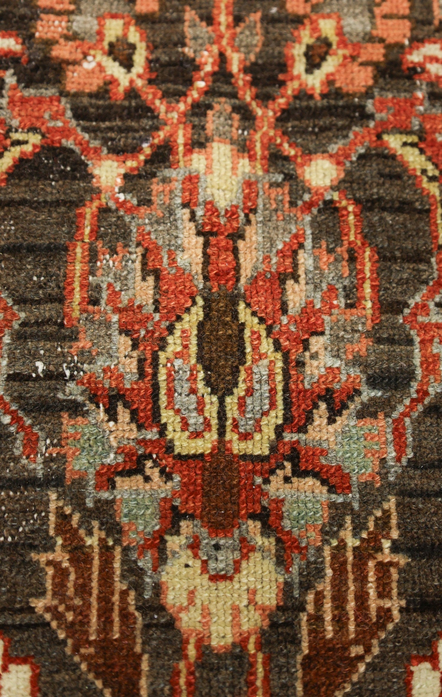 Vintage Hamadan Handwoven Tribal Rug, J76687