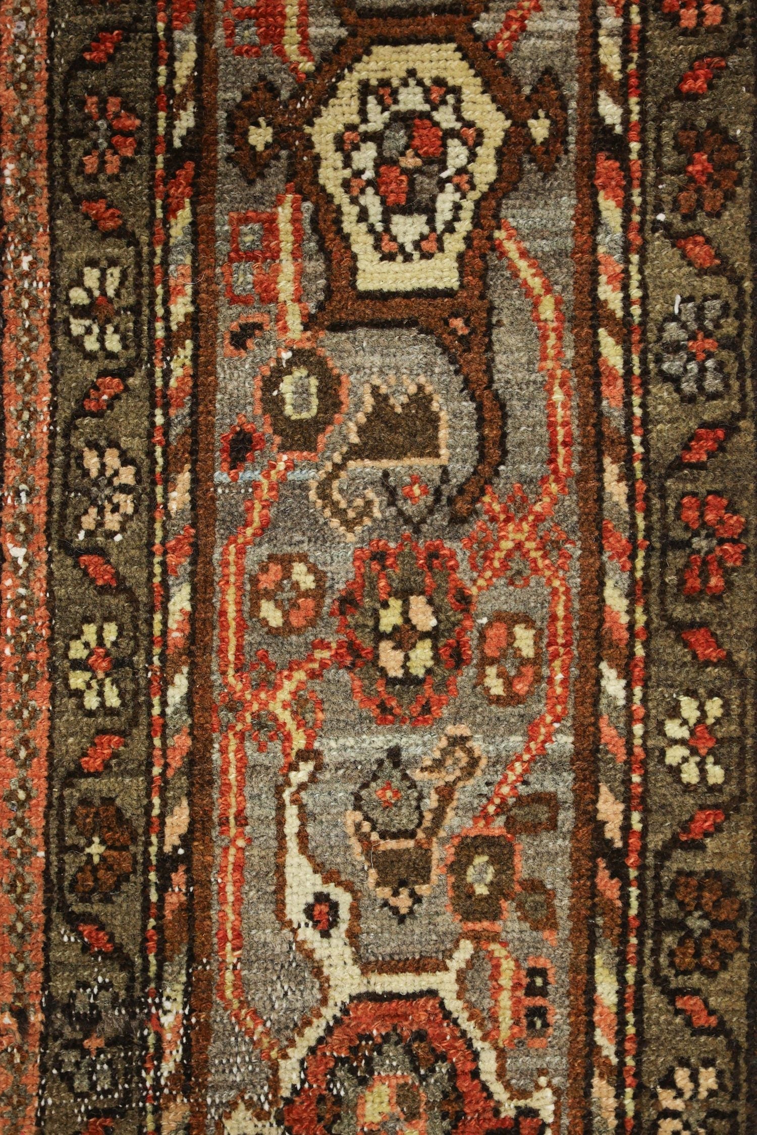 Vintage Hamadan Handwoven Tribal Rug, J76687