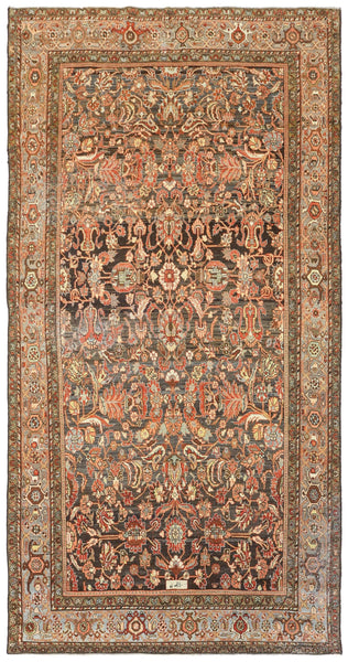 Vintage Hamadan Handwoven Tribal Rug