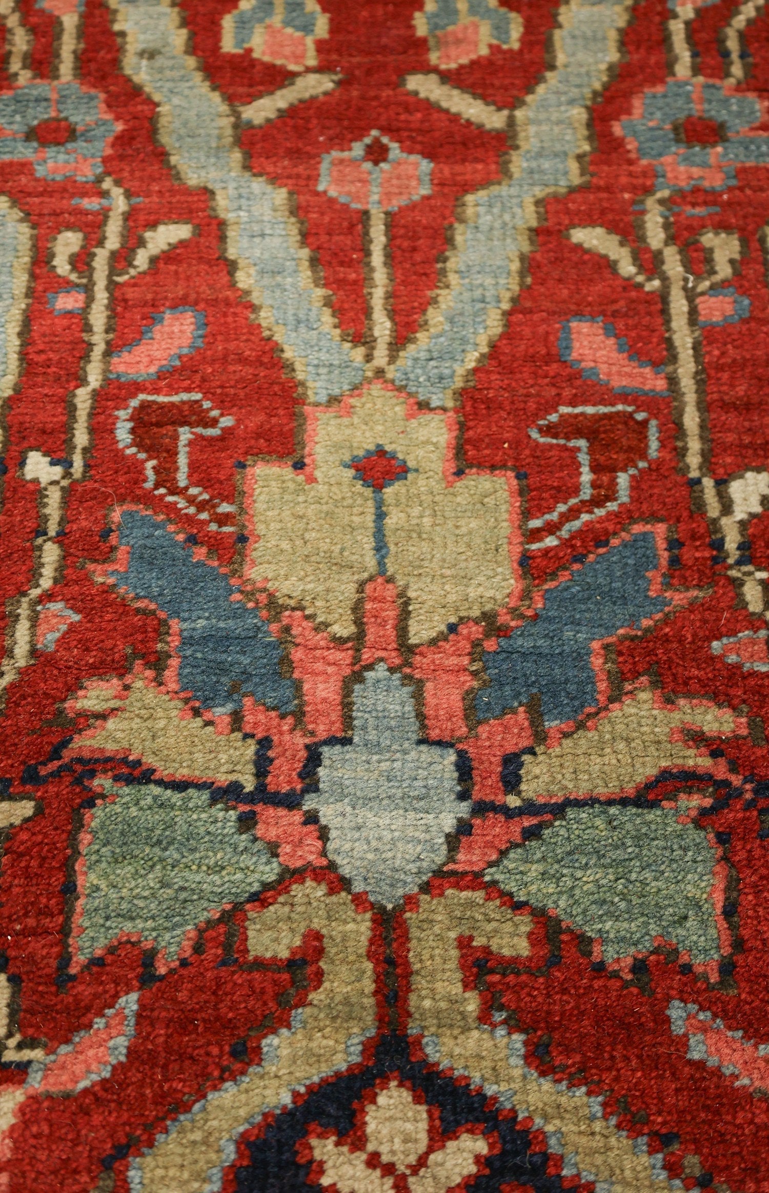 Antique Heriz Handwoven Tribal Rug, J76450