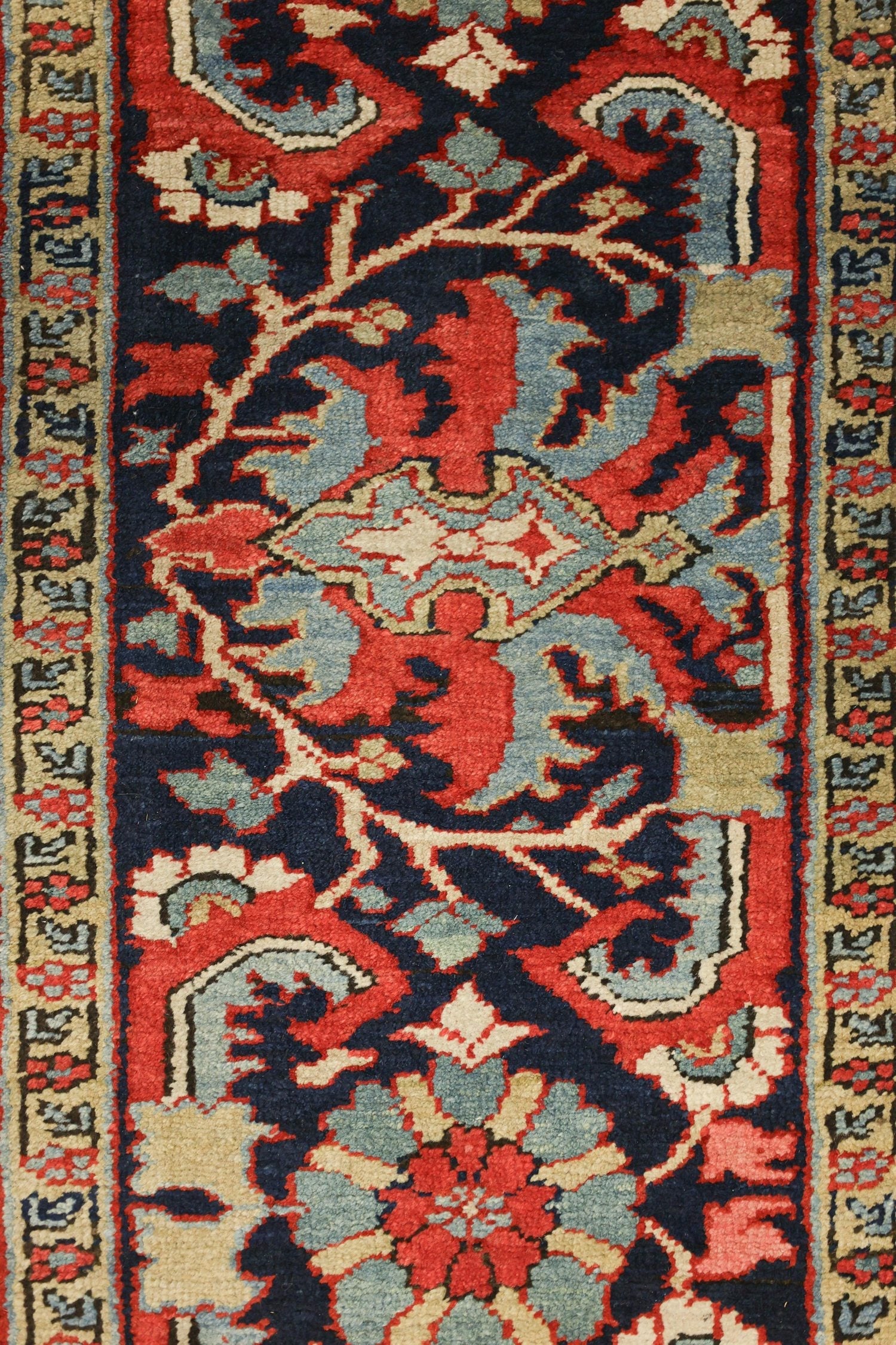 Antique Heriz Handwoven Tribal Rug, J76450