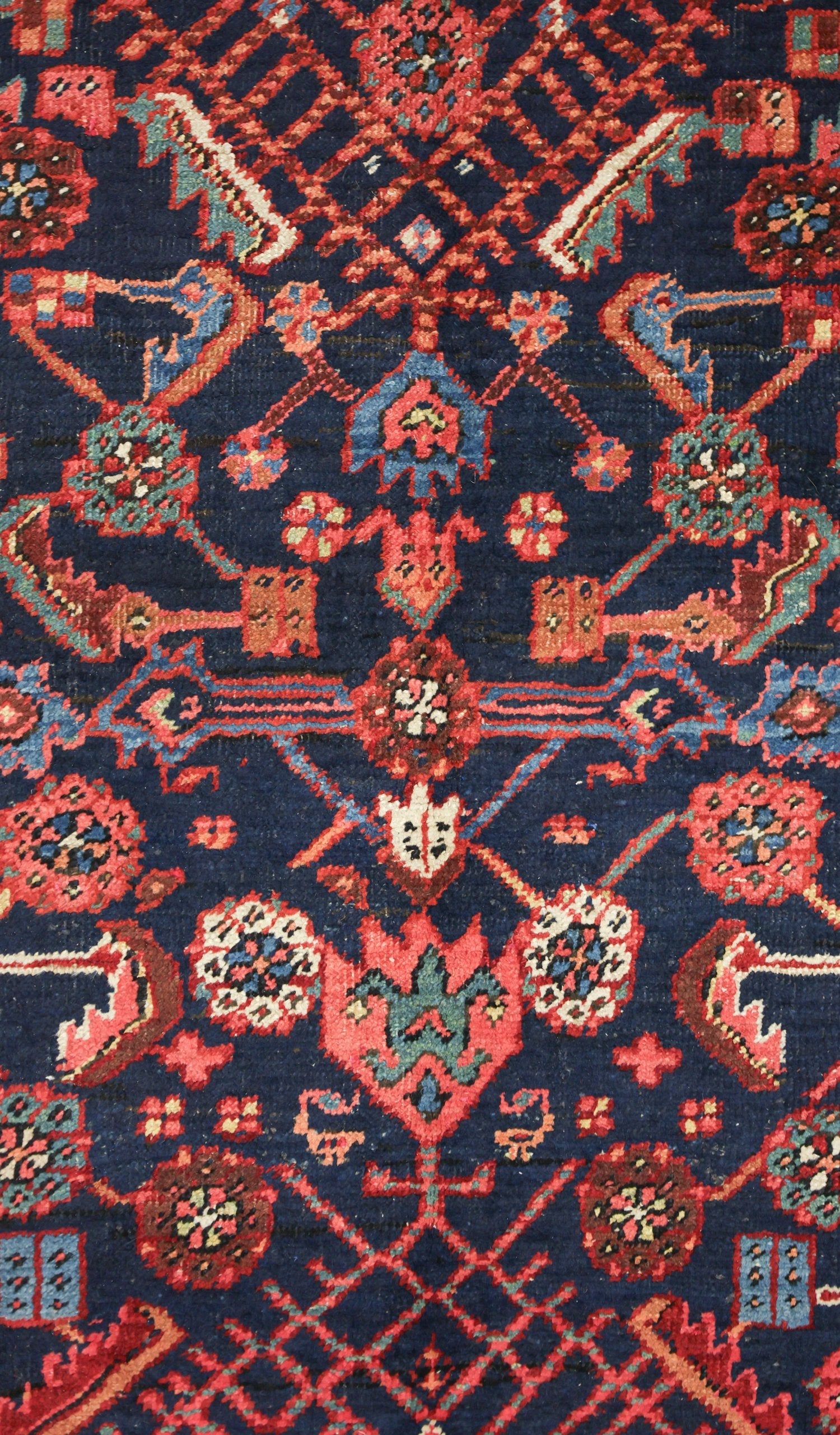 Antique Heriz Handwoven Tribal Rug, J76483