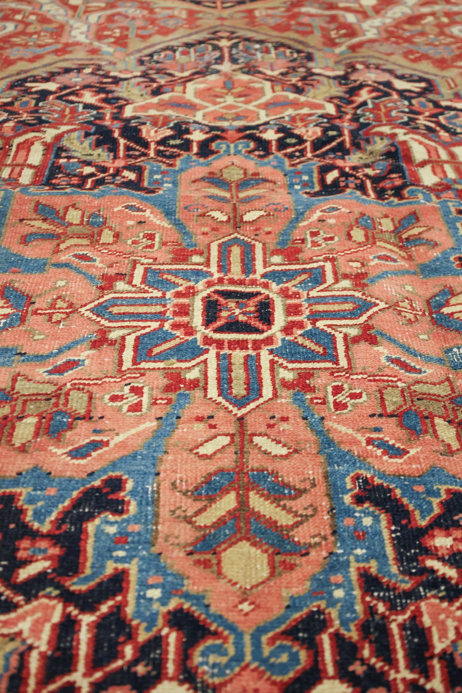 Vintage Heriz Handwoven Tribal Rug, J69177