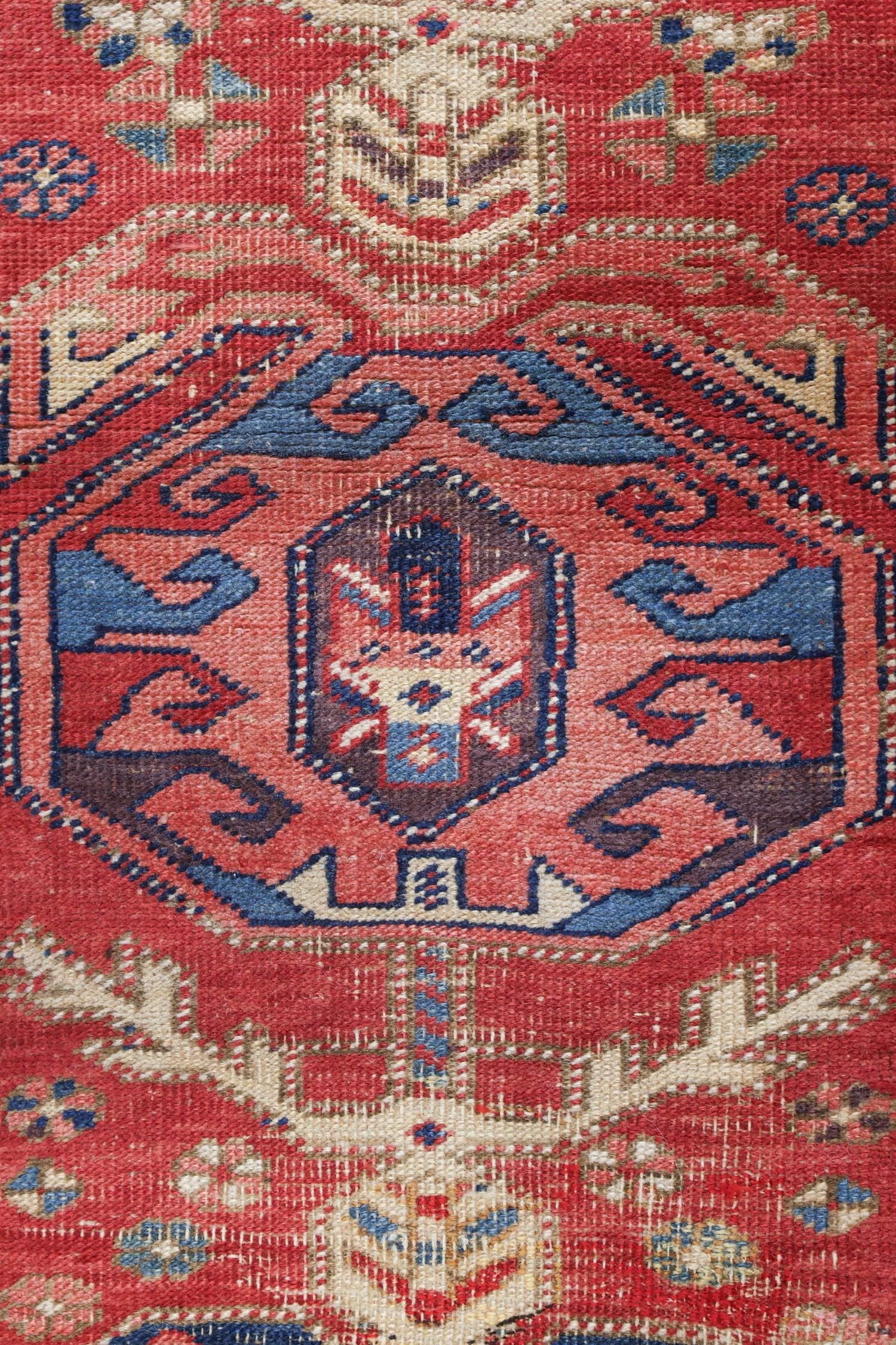 Vintage Heriz Handwoven Tribal Rug, J69209