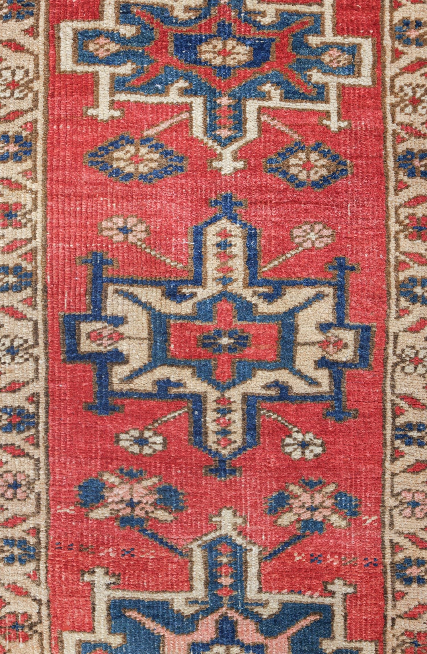 Vintage Heriz Handwoven Tribal Rug, J69211