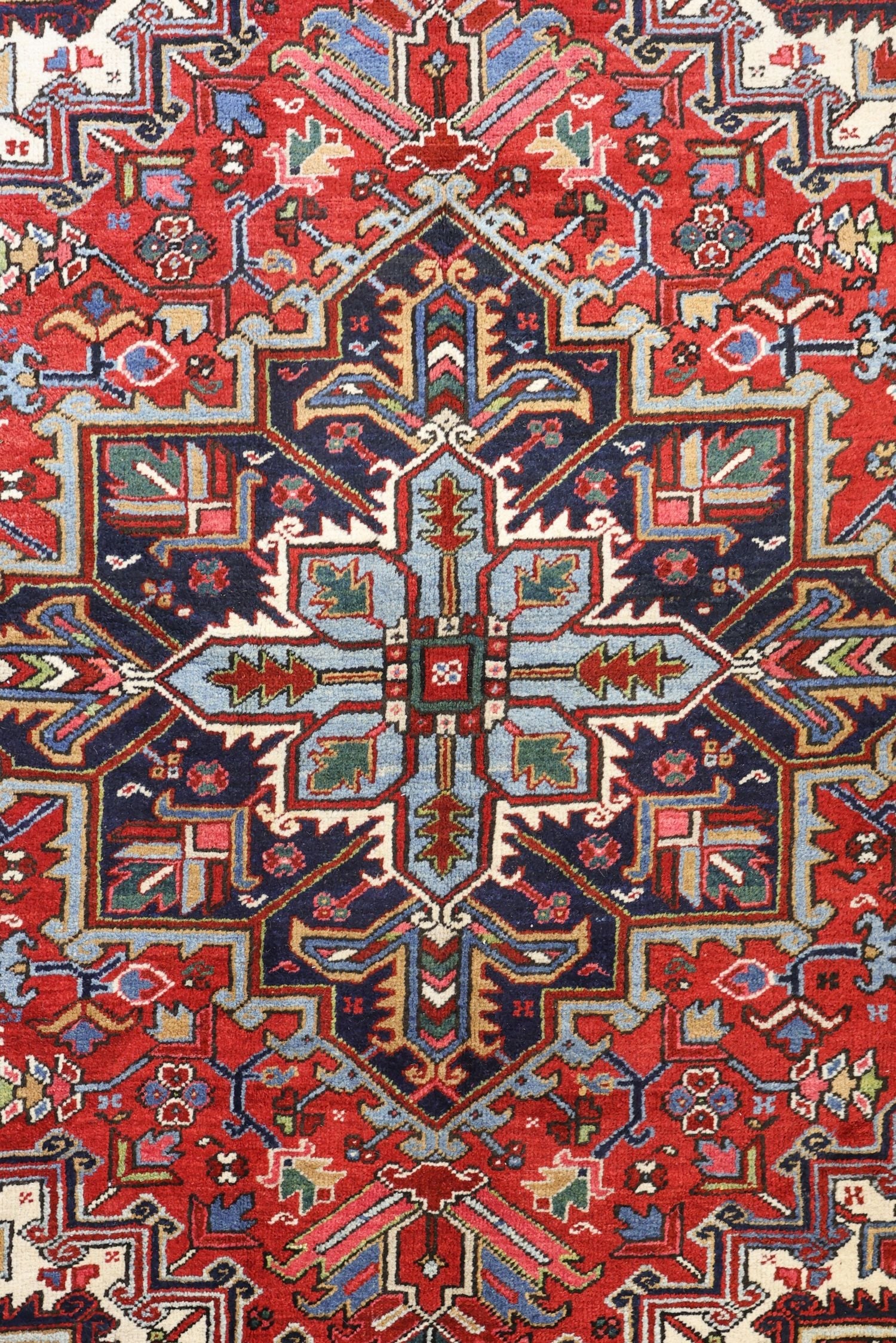 Antique Heriz Handwoven Tribal Rug, J69971