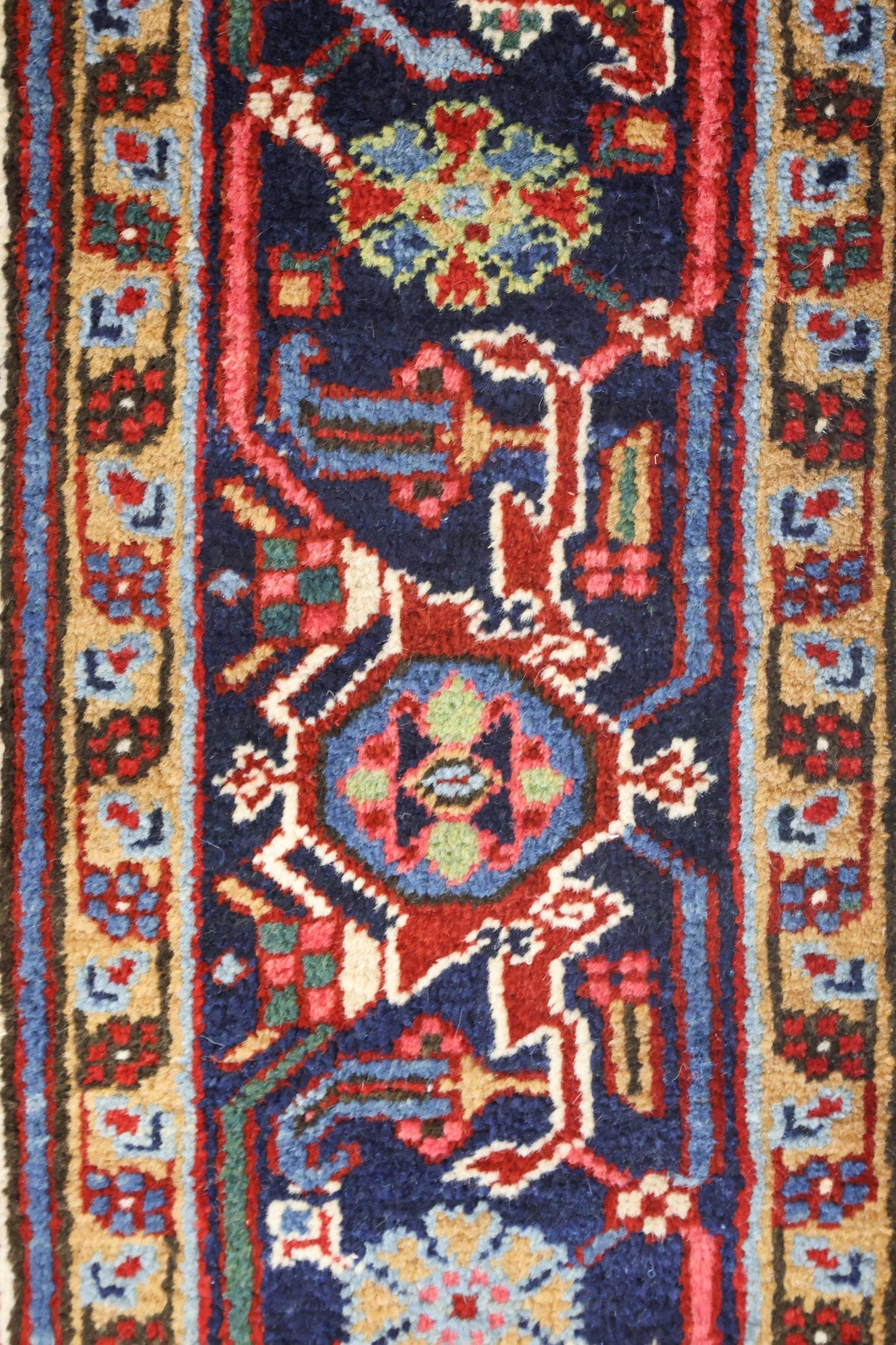 Antique Heriz Handwoven Tribal Rug, J69971