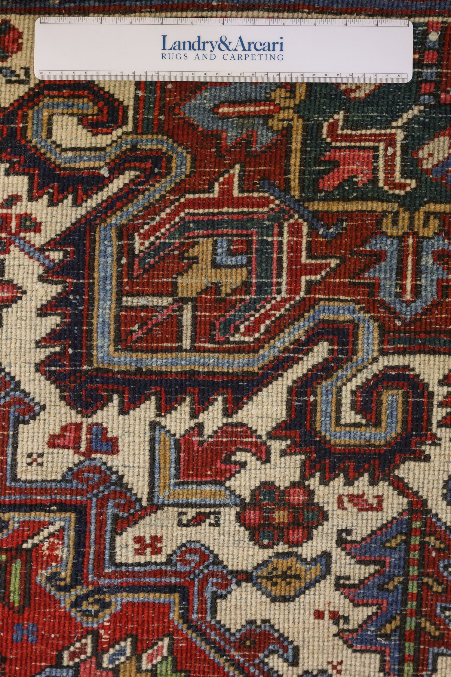 Antique Heriz Handwoven Tribal Rug, J69971