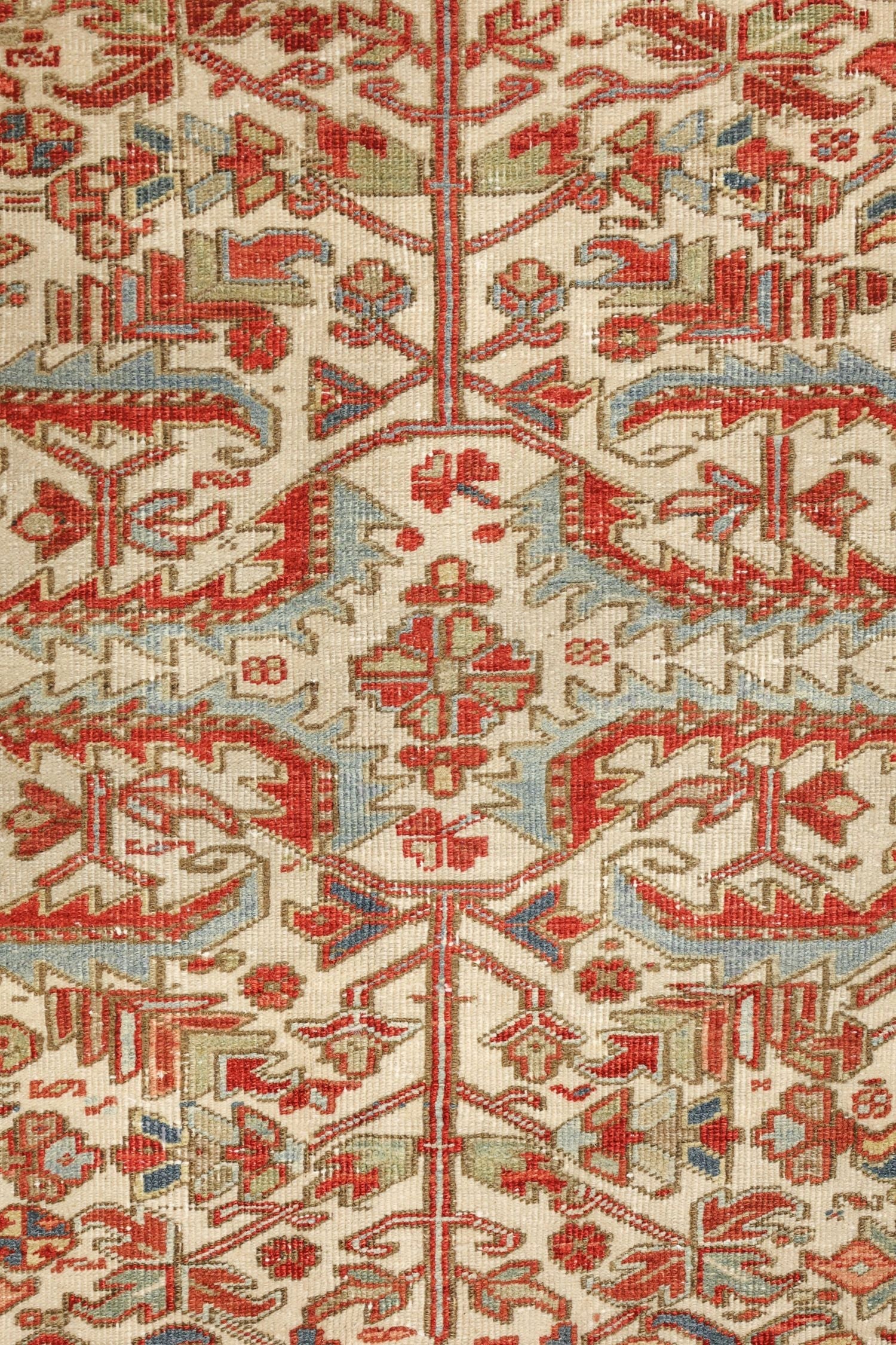 Vintage Heriz Handwoven Tribal Rug, J69972