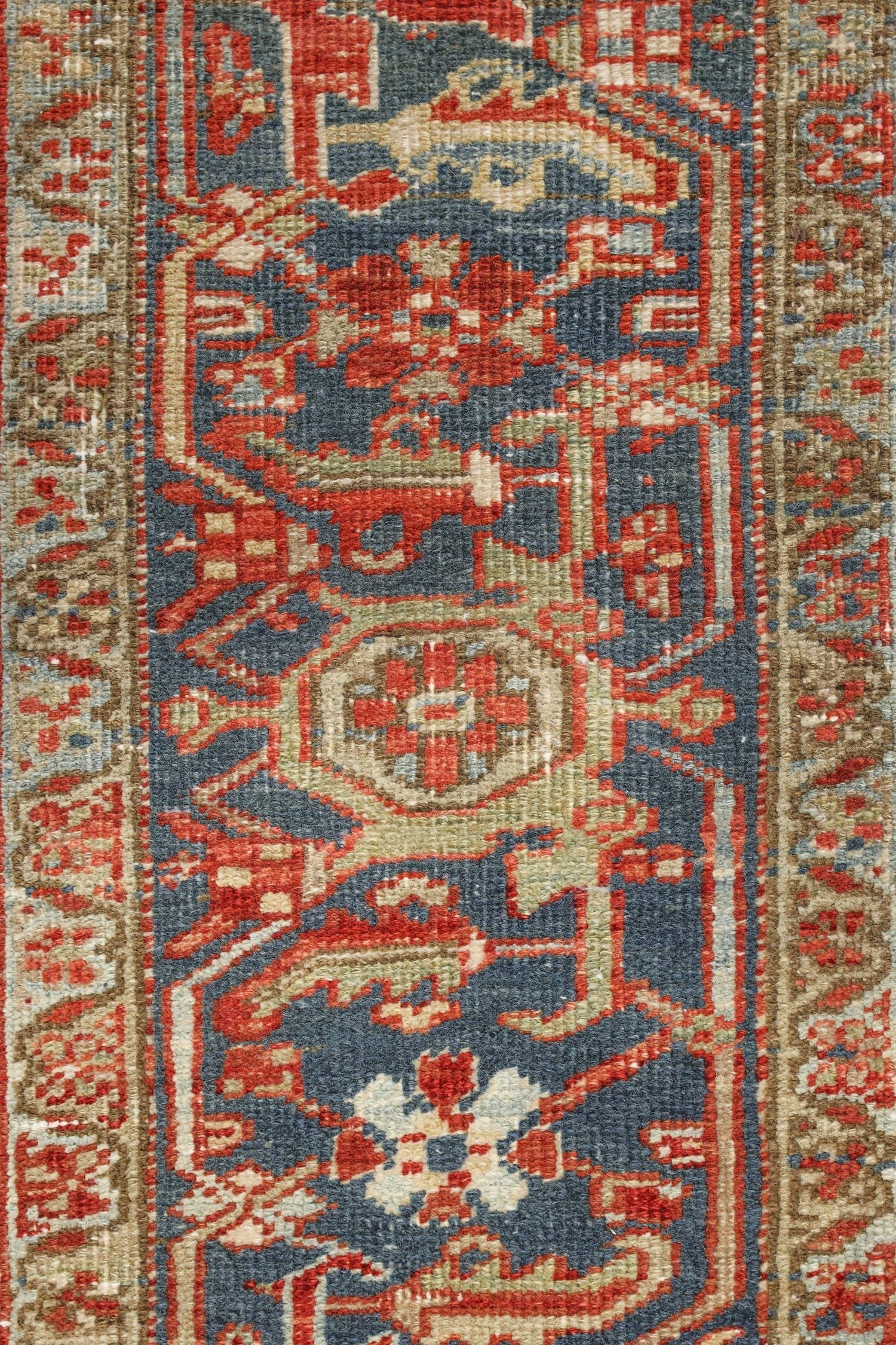 Vintage Heriz Handwoven Tribal Rug, J69972