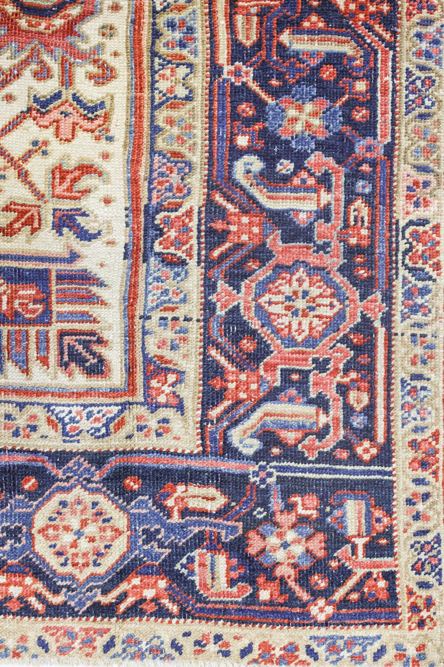 Vintage Heriz Handwoven Tribal Rug, J69973