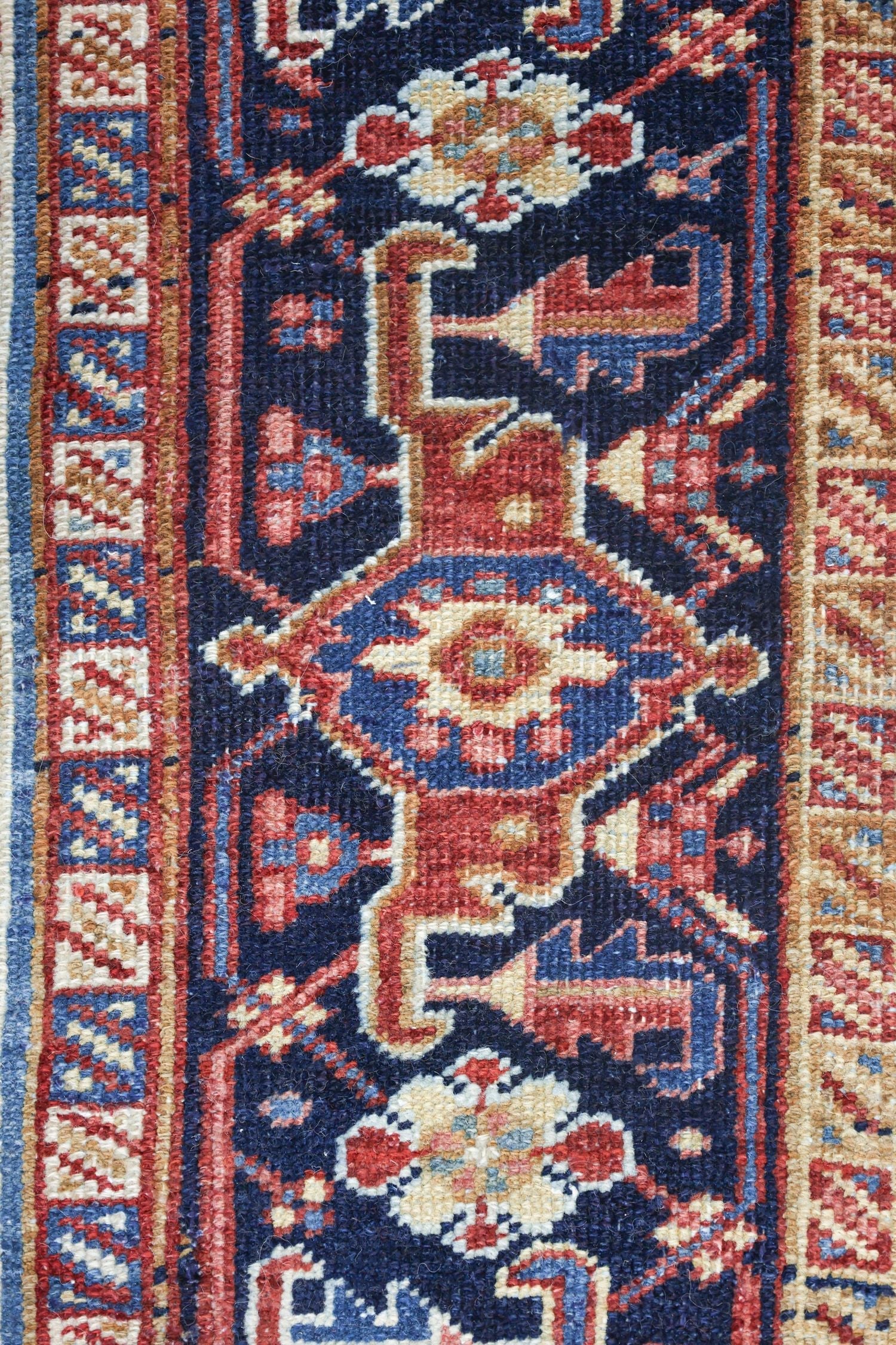 Vintage Heriz Handwoven Tribal Rug, J69974