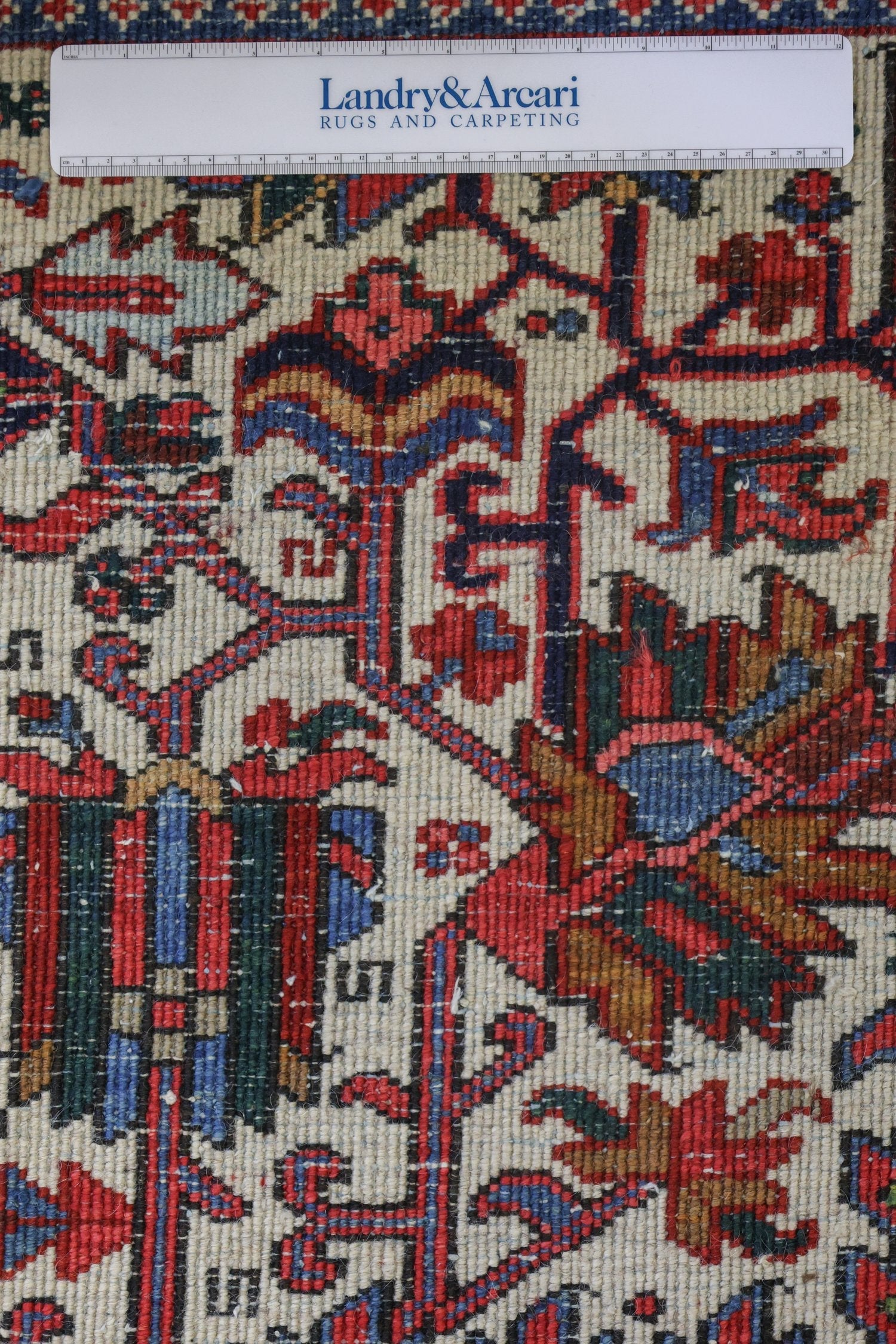 Antique Heriz Handwoven Tribal Rug, J69977