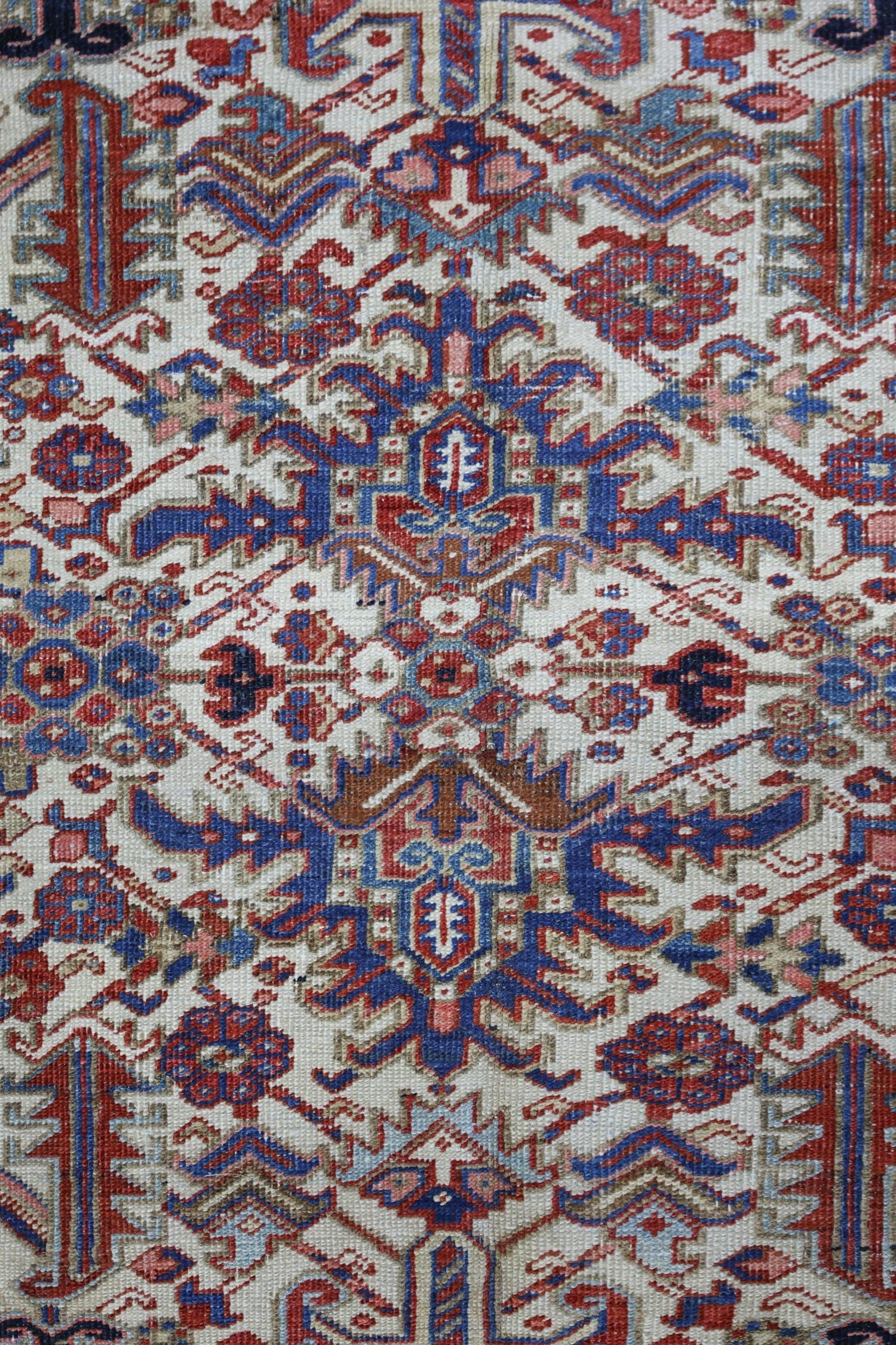 Vintage Heriz Handwoven Tribal Rug, J69979