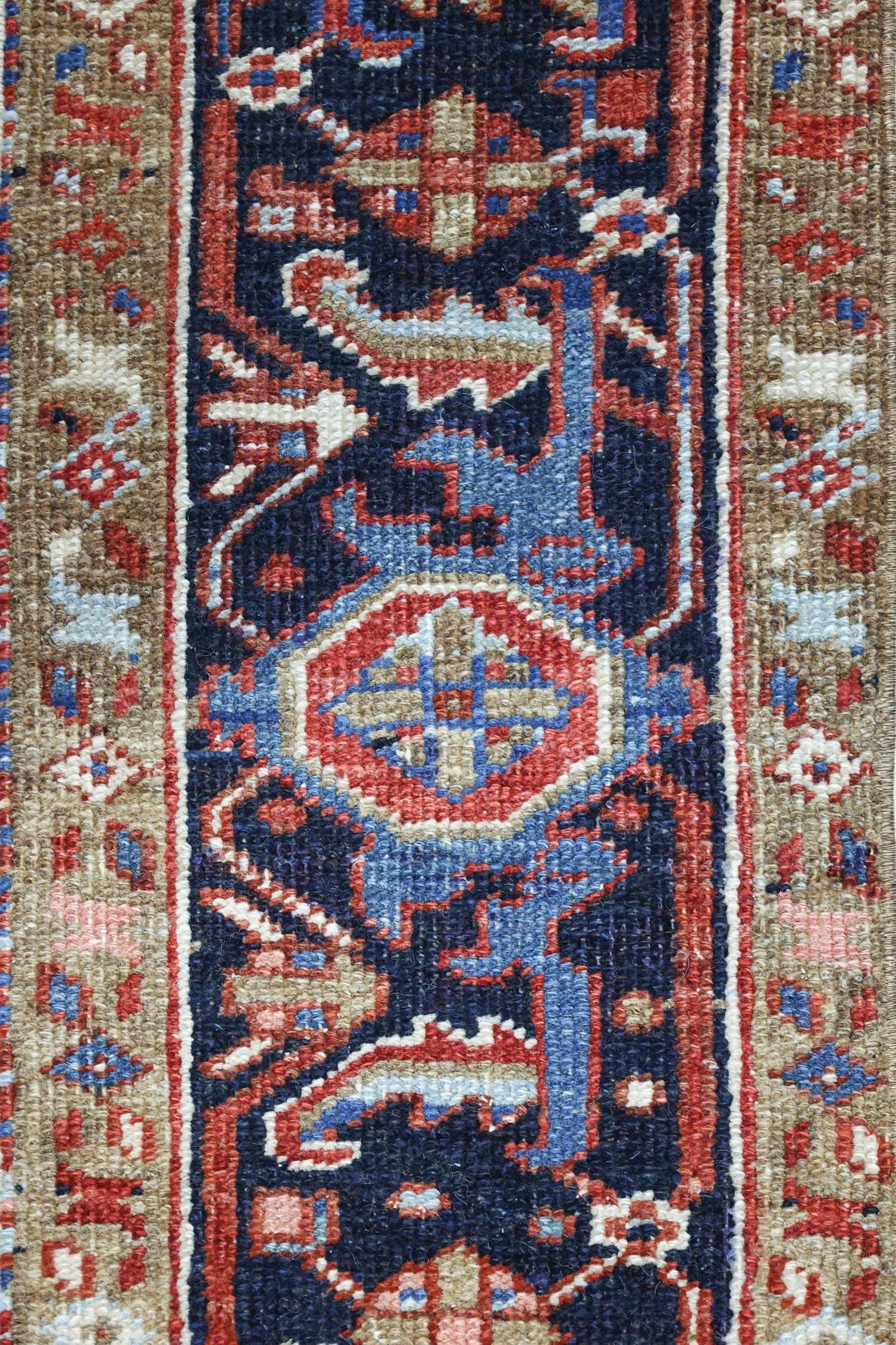 Vintage Heriz Handwoven Tribal Rug, J69979