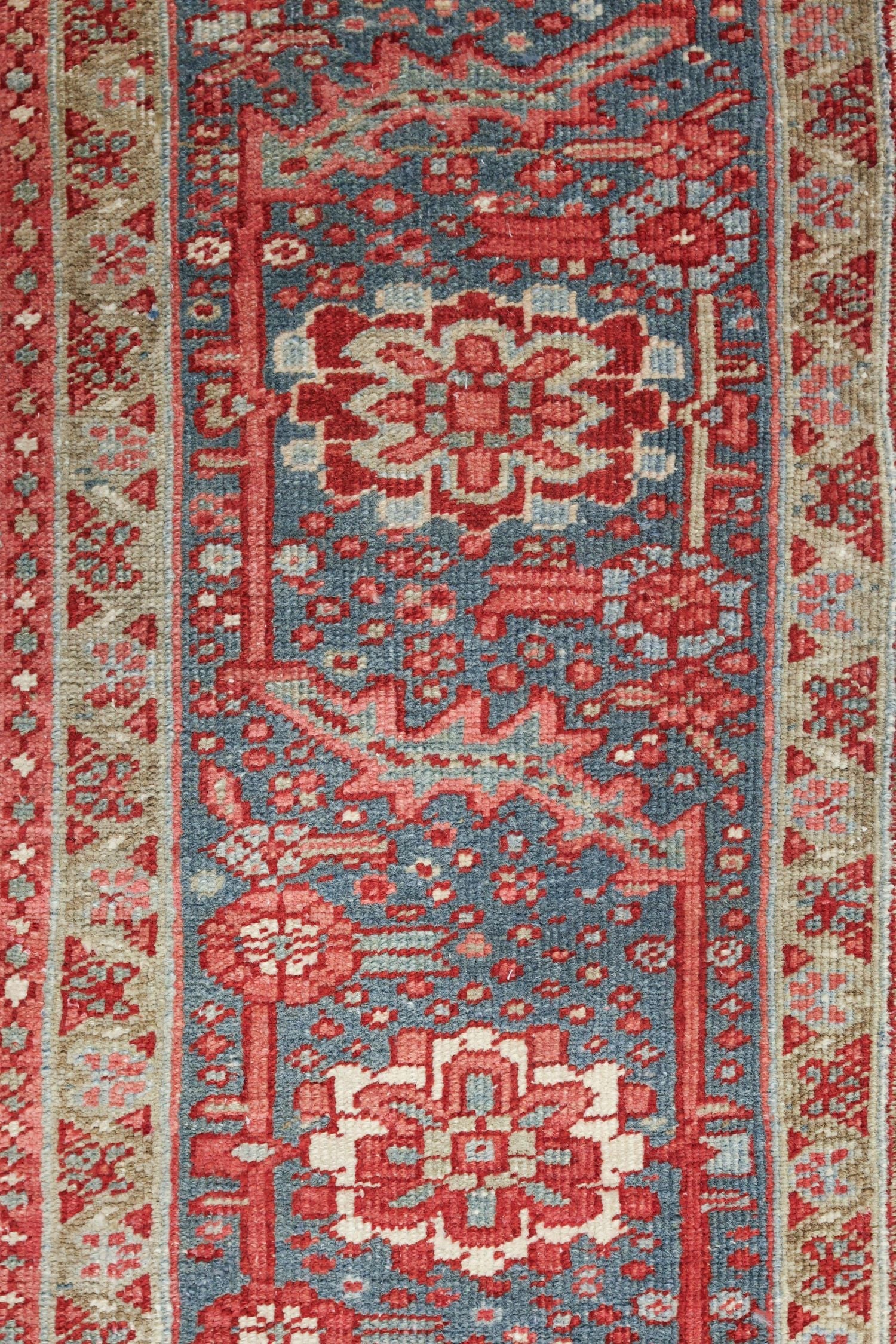 Vintage Heriz Handwoven Tribal Rug, J69982