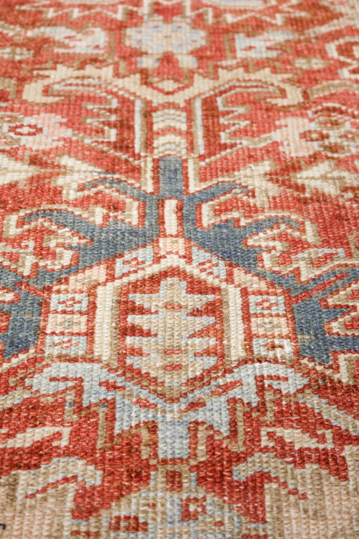 Vintage Heriz Handwoven Tribal Rug, J69985