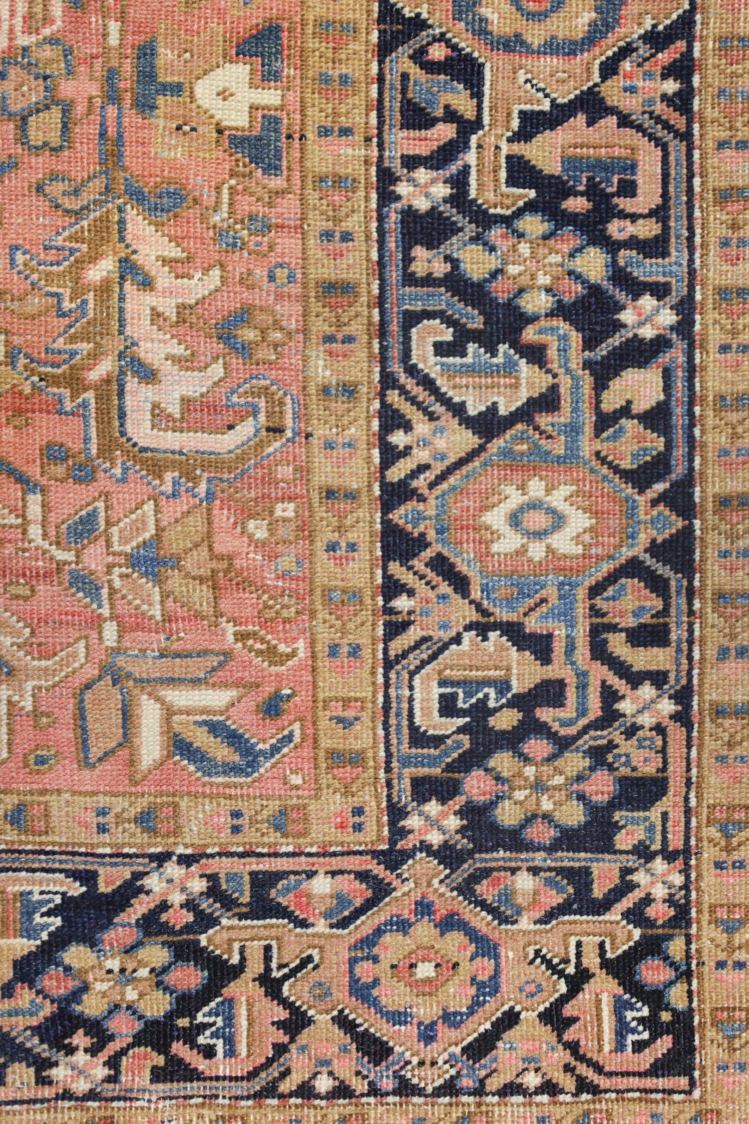 Vintage Heriz Handwoven Tribal Rug, J69987