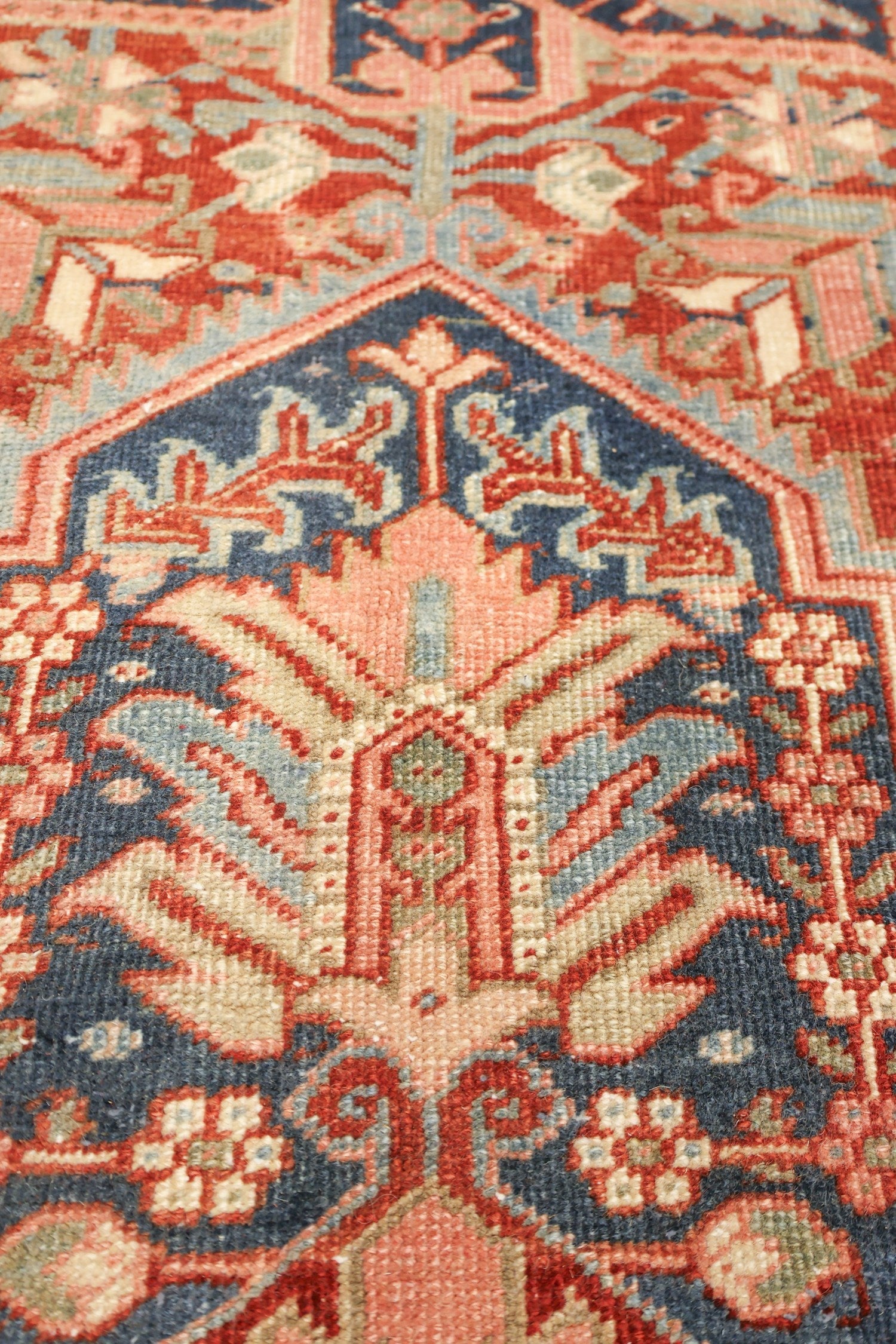 Vintage Heriz Handwoven Tribal Rug, J69990