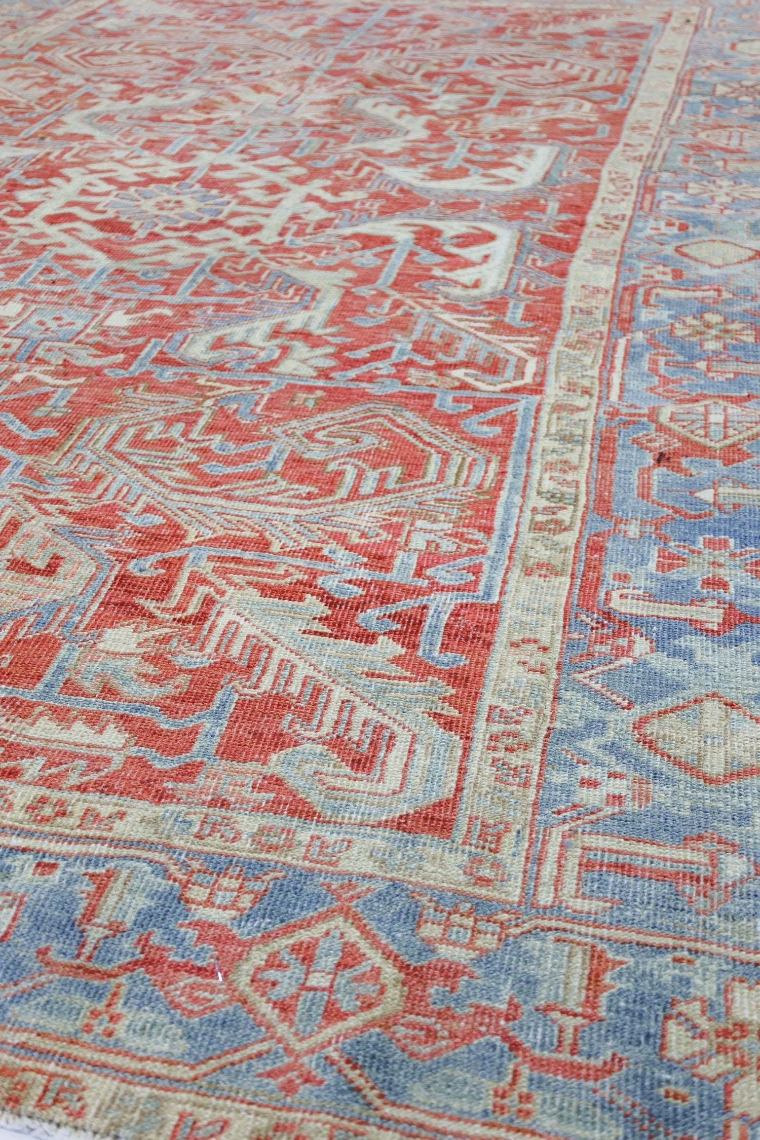 Vintage Heriz Handwoven Tribal Rug, J69991