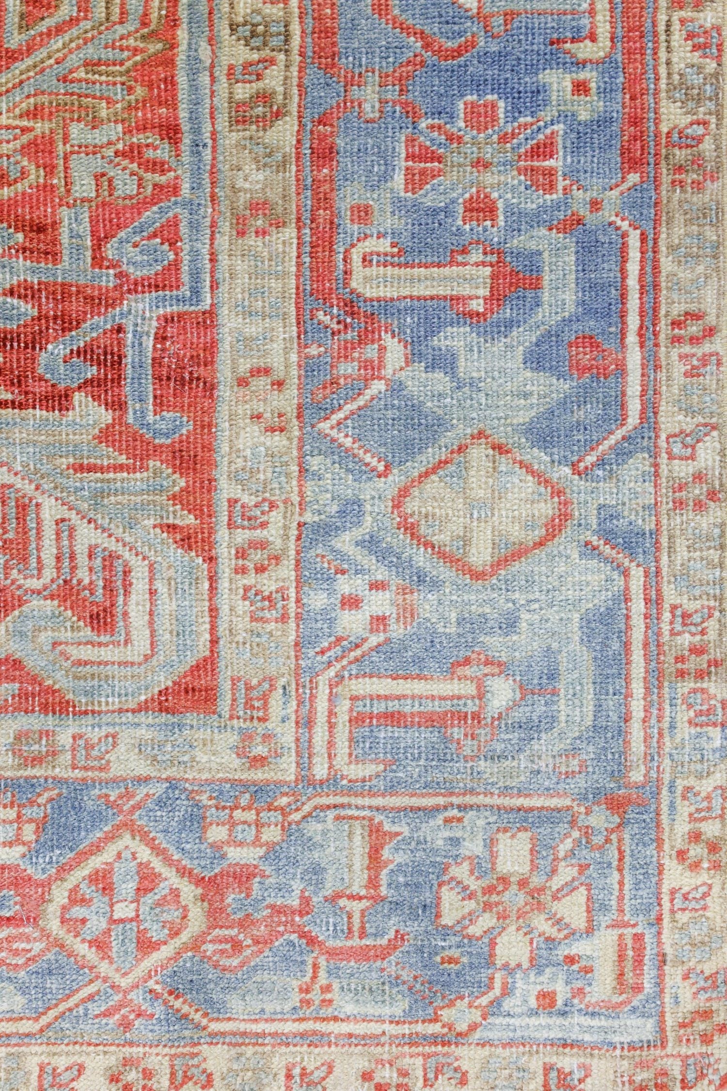 Vintage Heriz Handwoven Tribal Rug, J69991