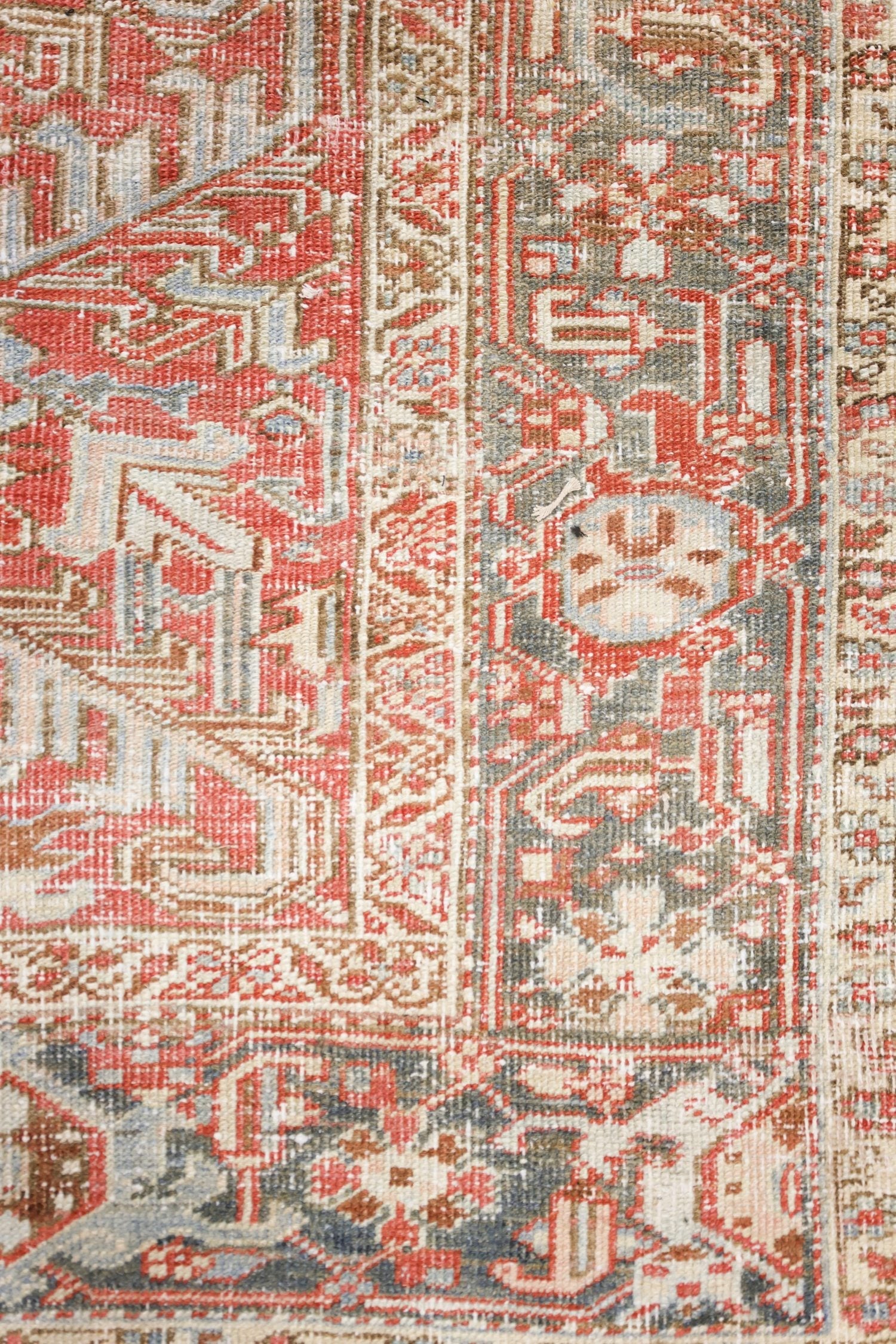 Vintage Heriz Handwoven Tribal Rug, J69993