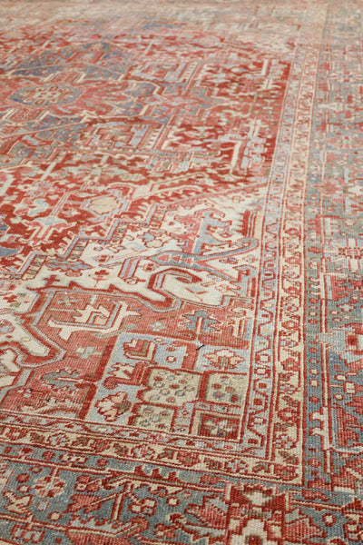 Vintage Heriz Handwoven Tribal Rug, J69994