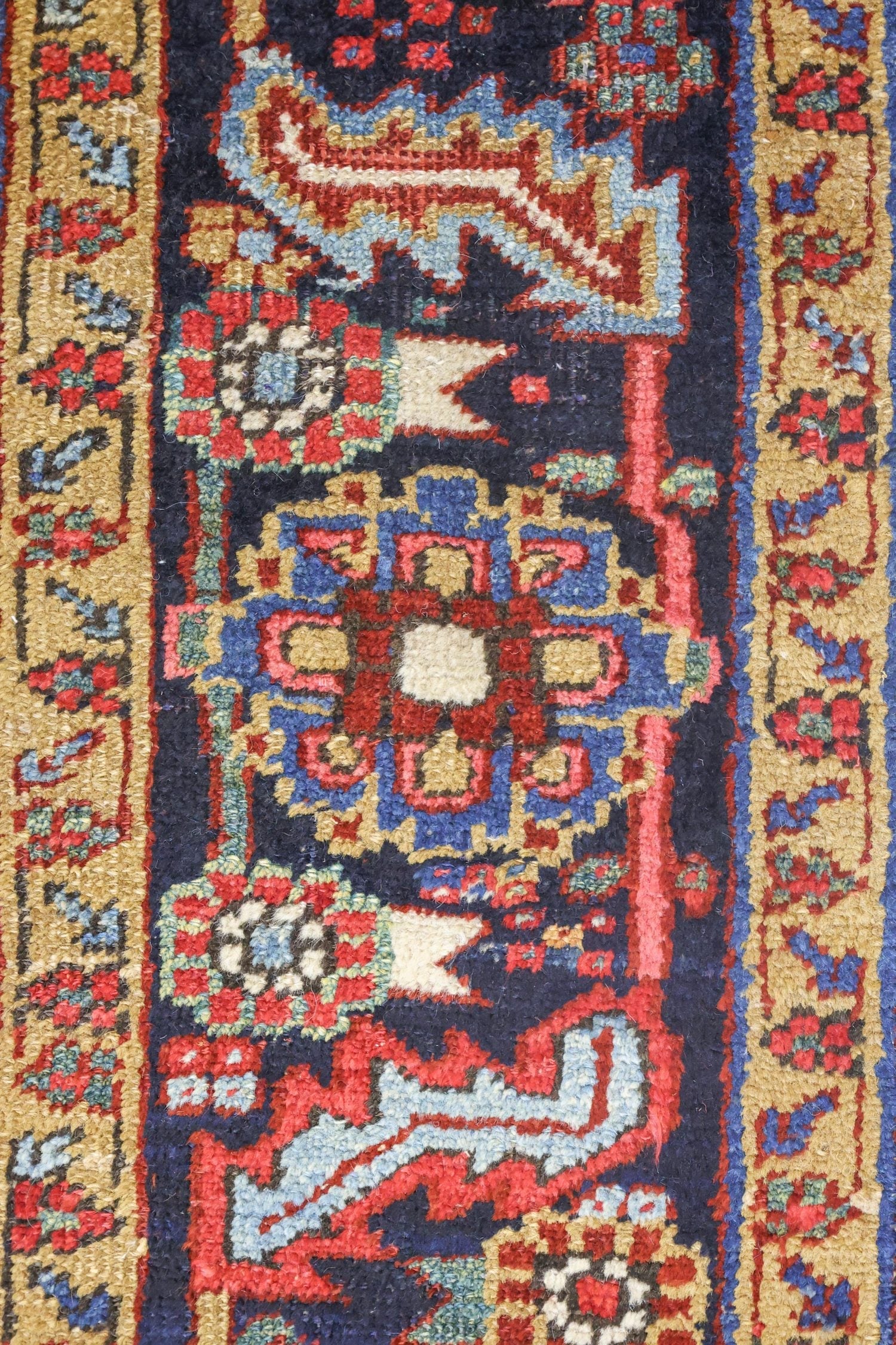 Antique Heriz Handwoven Tribal Rug, J69997