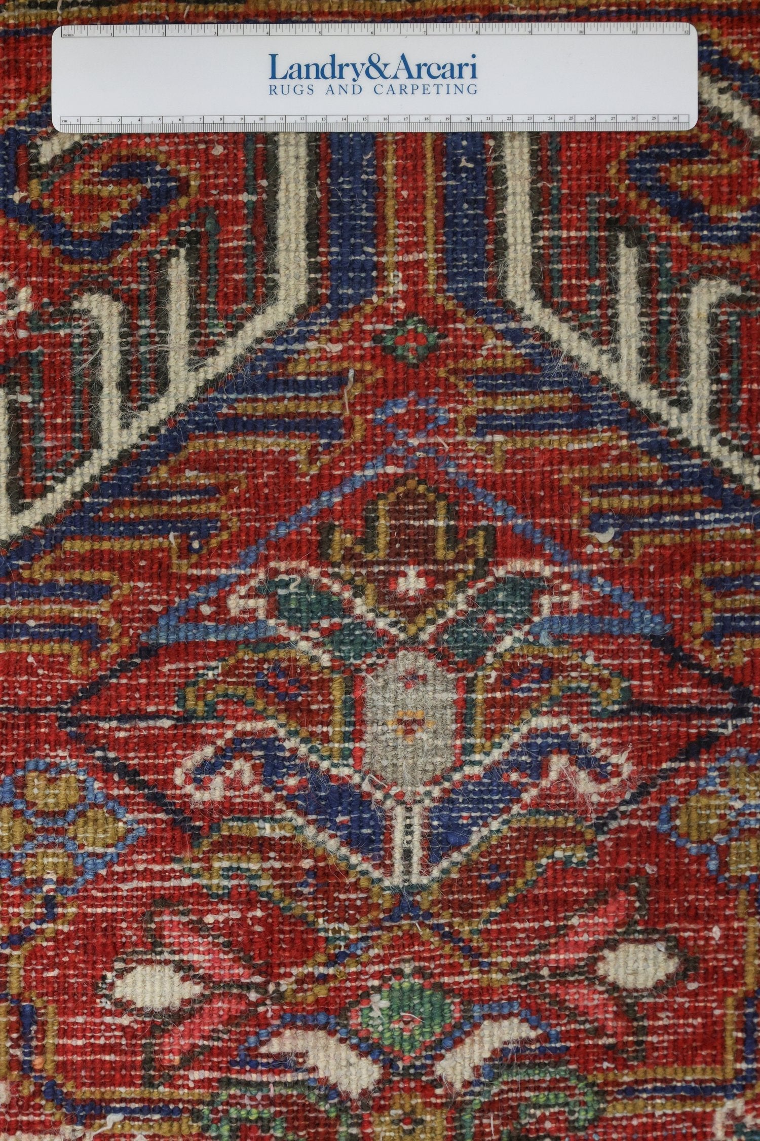 Antique Heriz Handwoven Tribal Rug, J69997