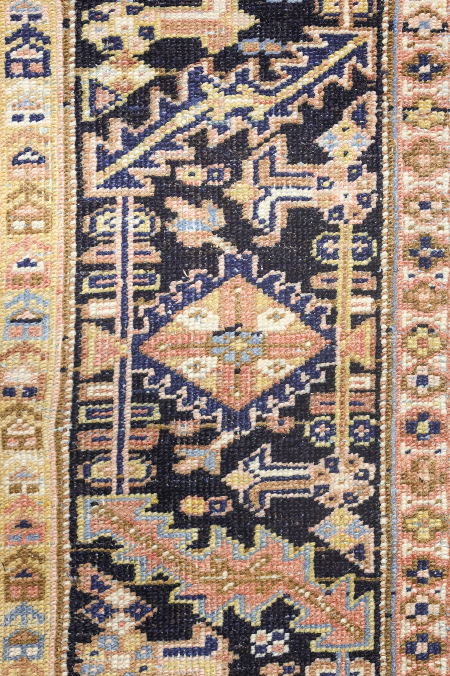 Vintage Heriz Handwoven Tribal Rug, J70006