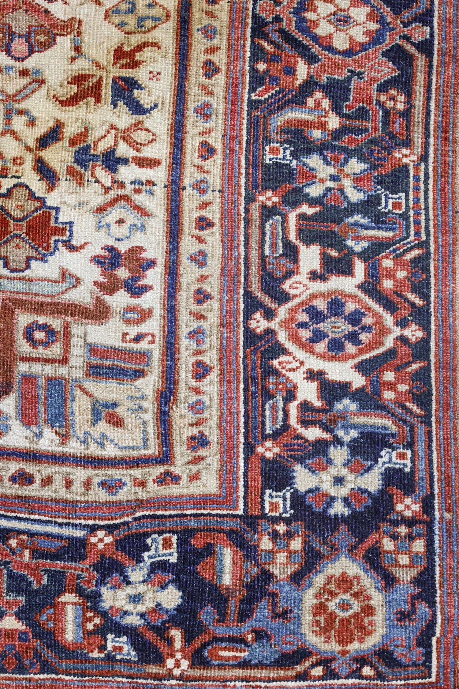 Vintage Heriz Handwoven Tribal Rug, J70008