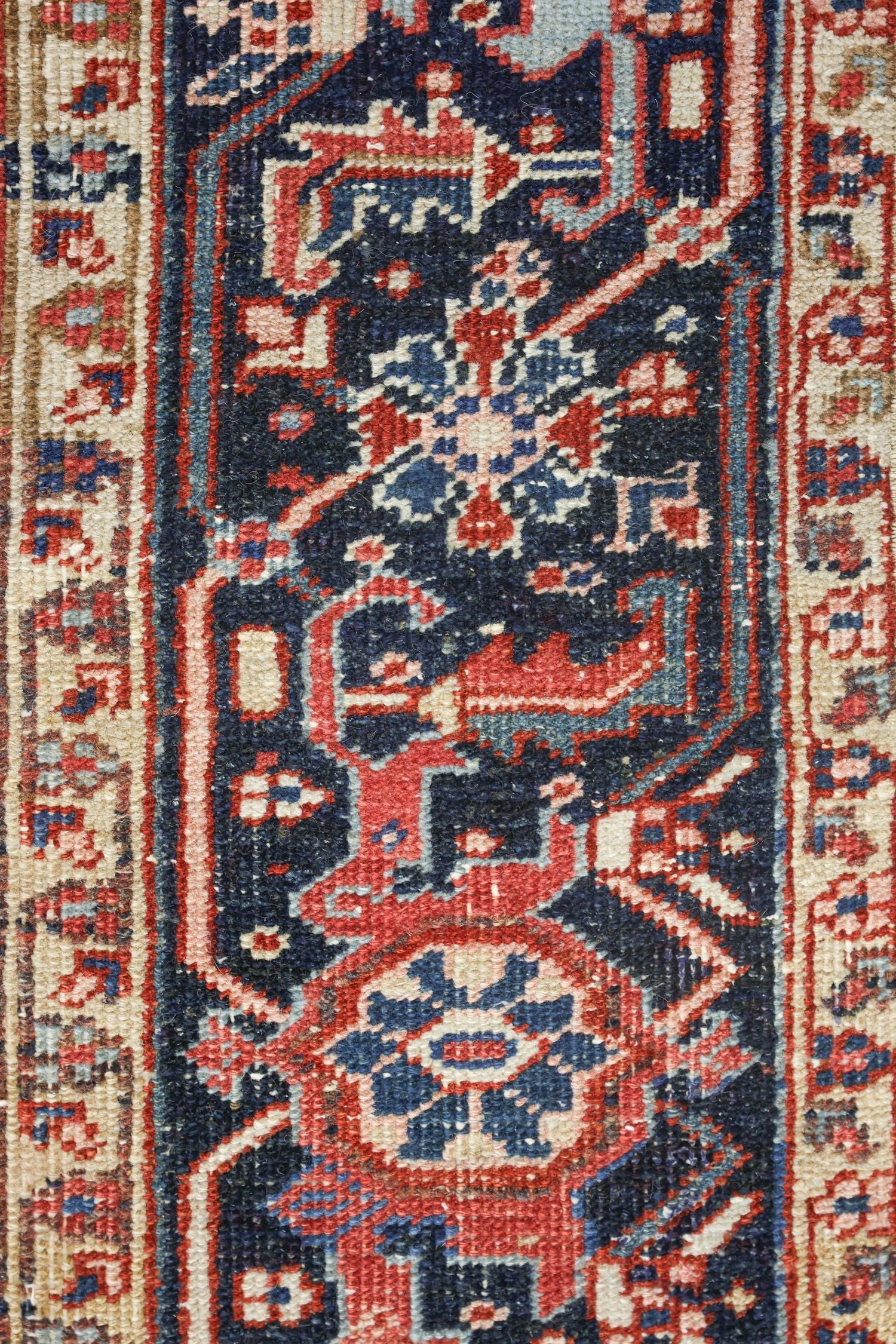 Vintage Heriz Handwoven Tribal Rug, J70030