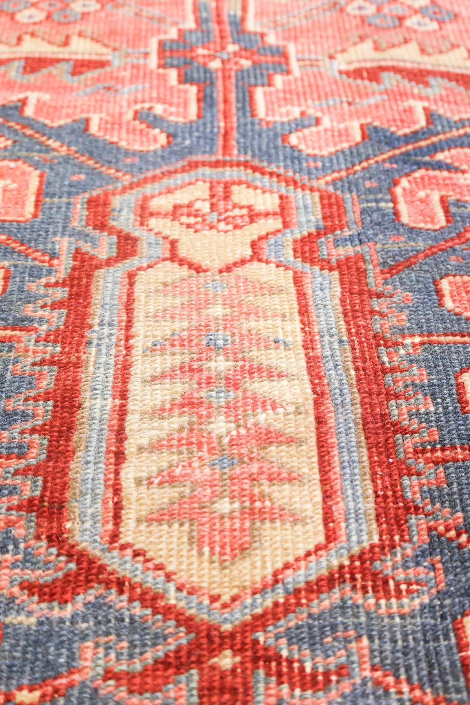 Vintage Heriz Handwoven Tribal Rug, J73454