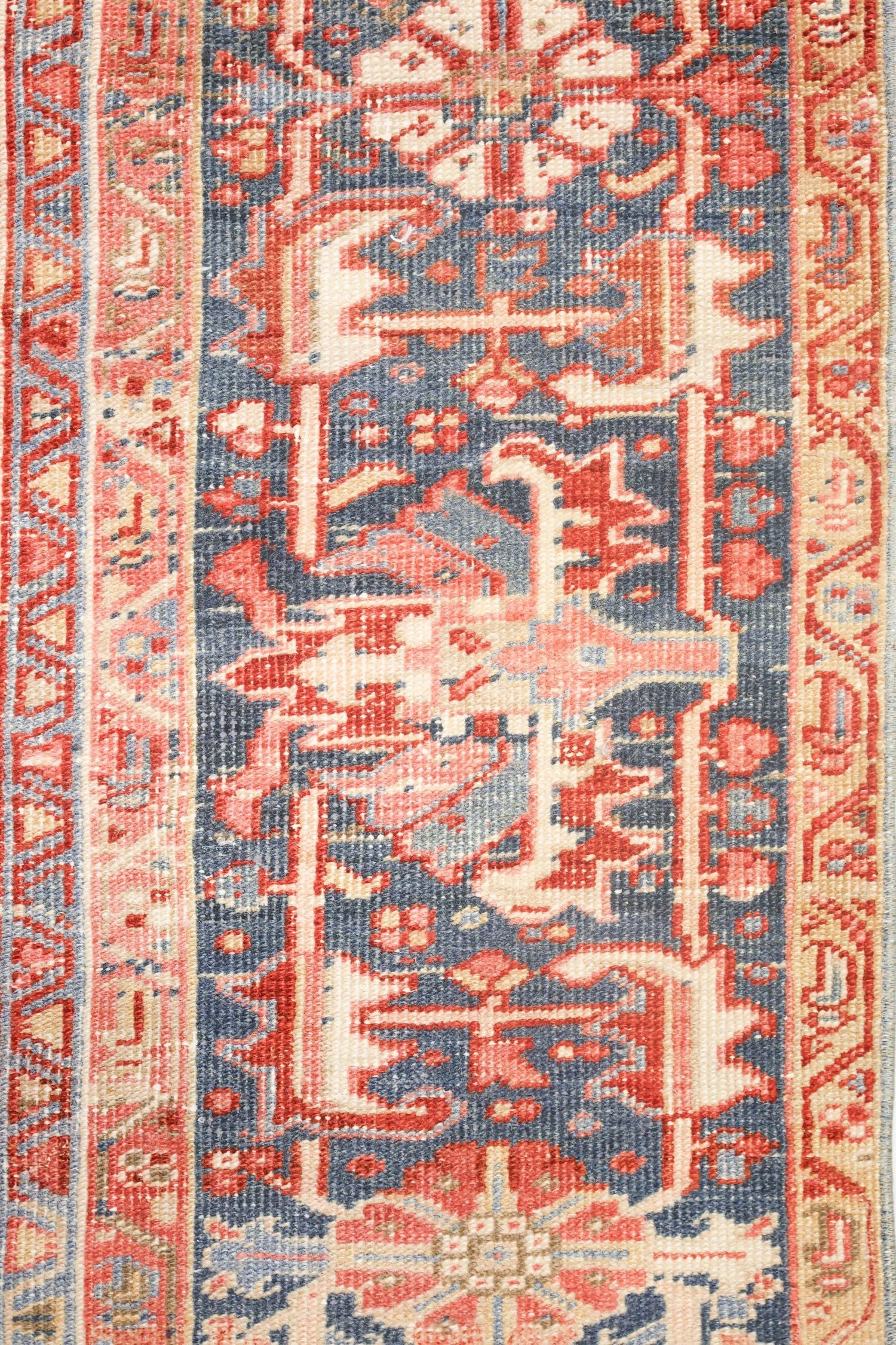 Vintage Heriz Handwoven Tribal Rug, J73454