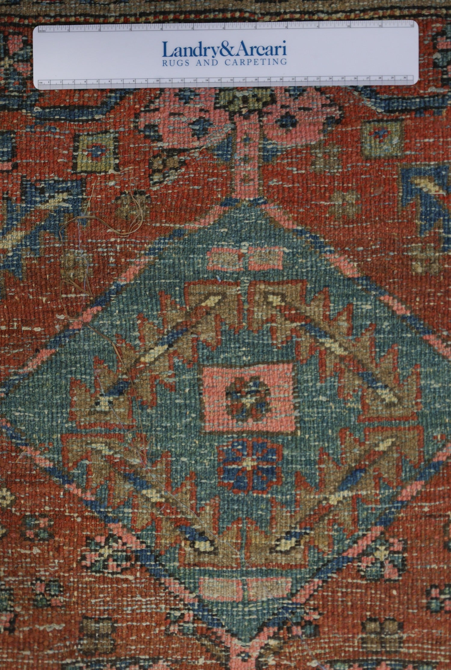 Antique Heriz Handwoven Tribal Rug, J75382