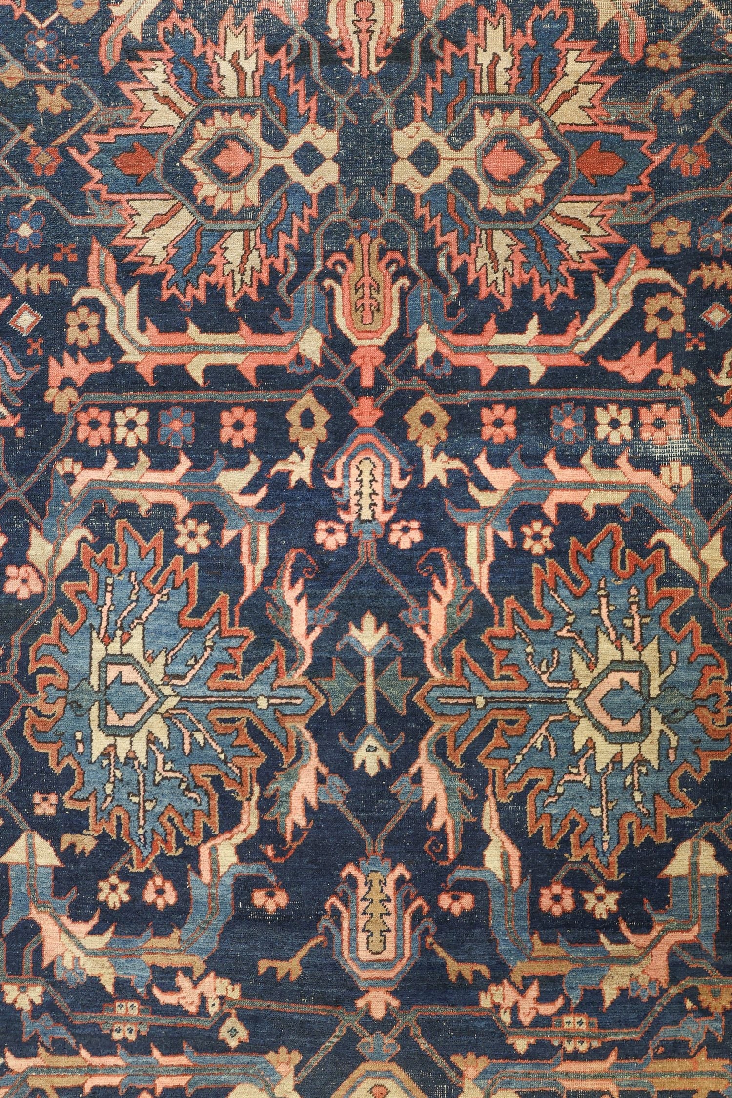 Antique Heriz Handwoven Tribal Rug, J75595