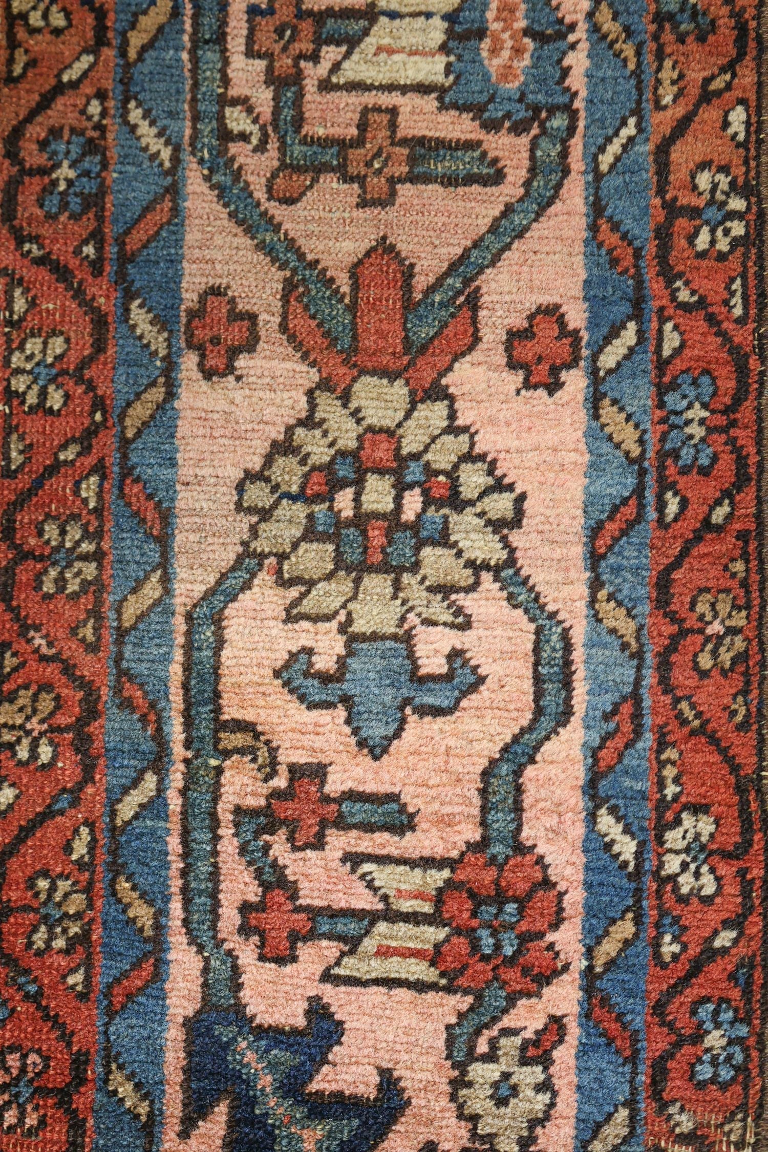 Antique Heriz Handwoven Tribal Rug, J75595