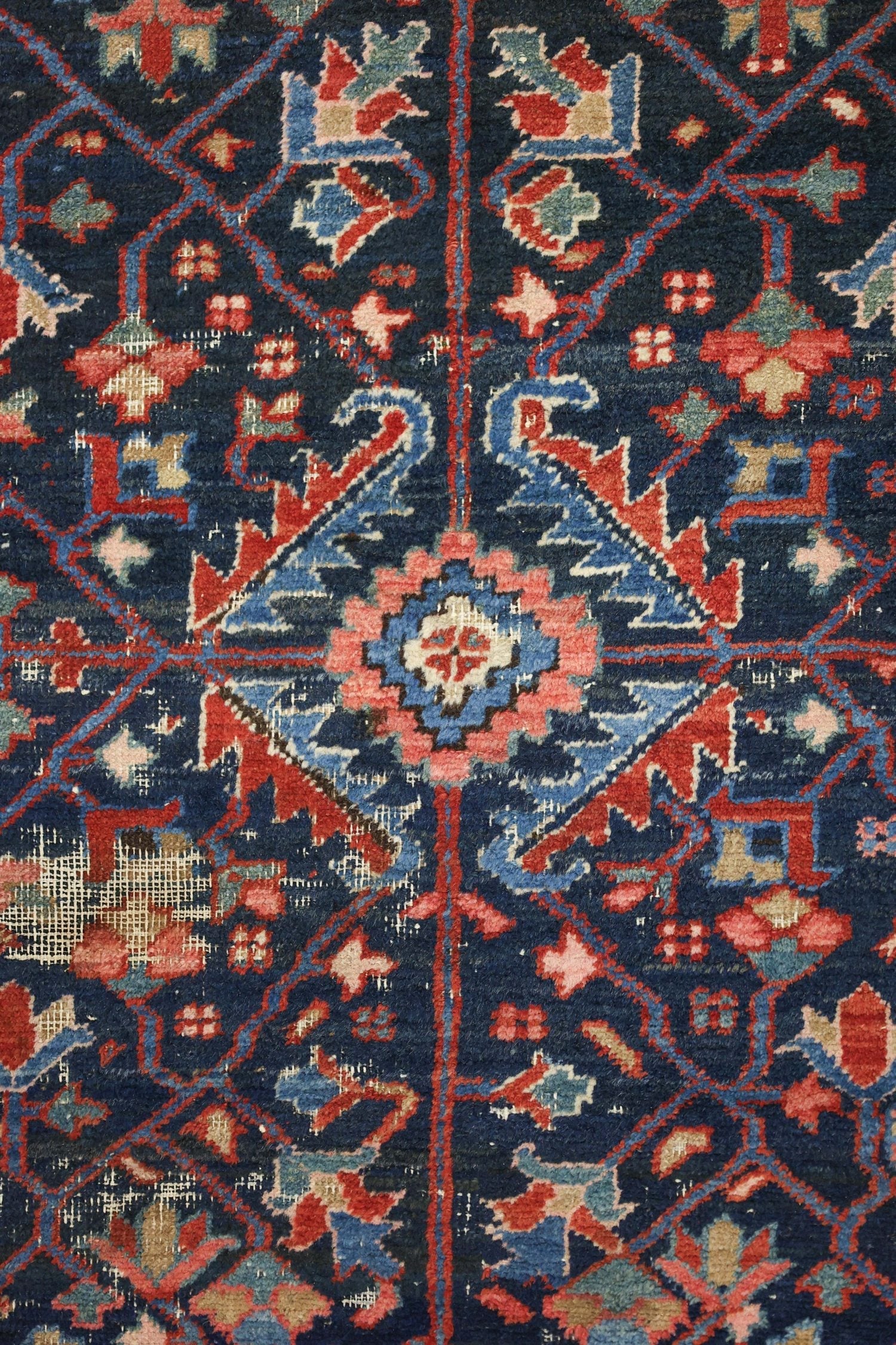 Vintage Heriz Handwoven Tribal Rug, J76731