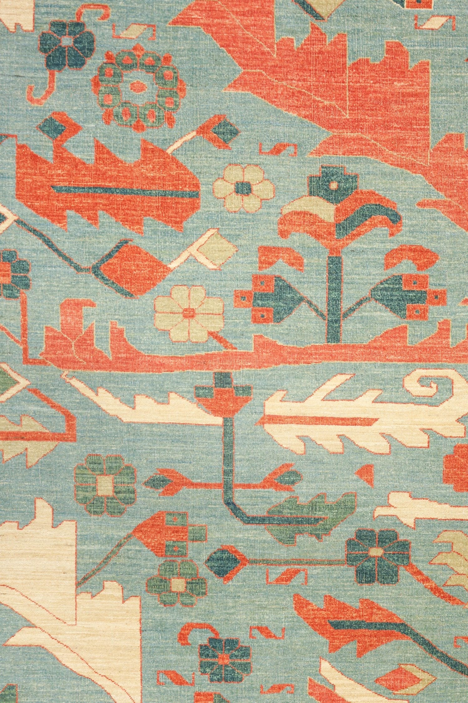 Heriz Wagireh Handwoven Tribal Rug, J75172