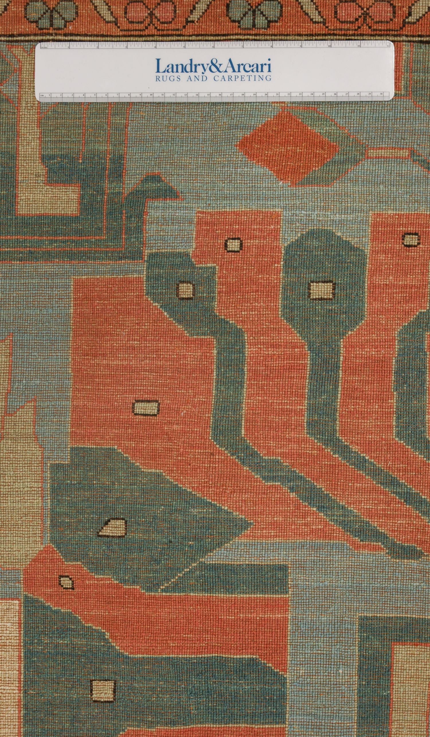 Heriz Wagireh Handwoven Tribal Rug, J75172