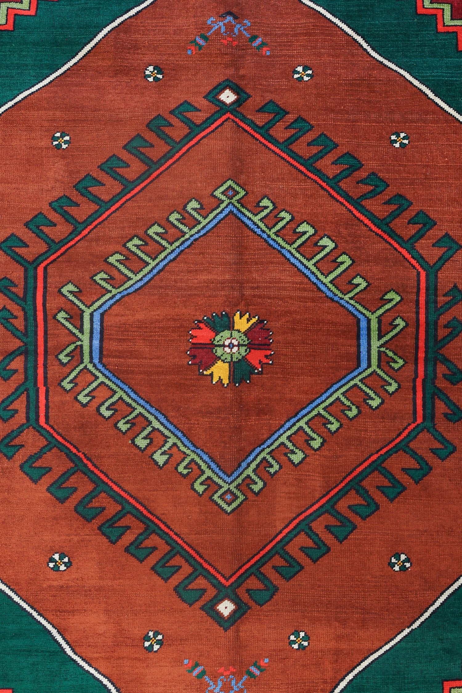 Vintage Herki Handwoven Tribal Rug, J72400