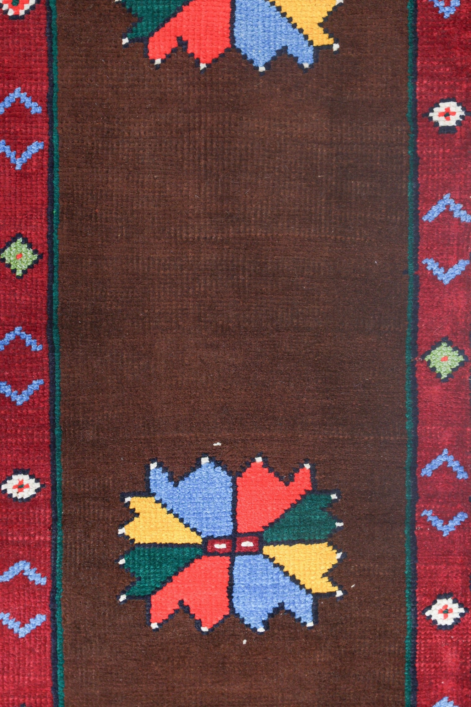 Vintage Herki Handwoven Tribal Rug, J72400