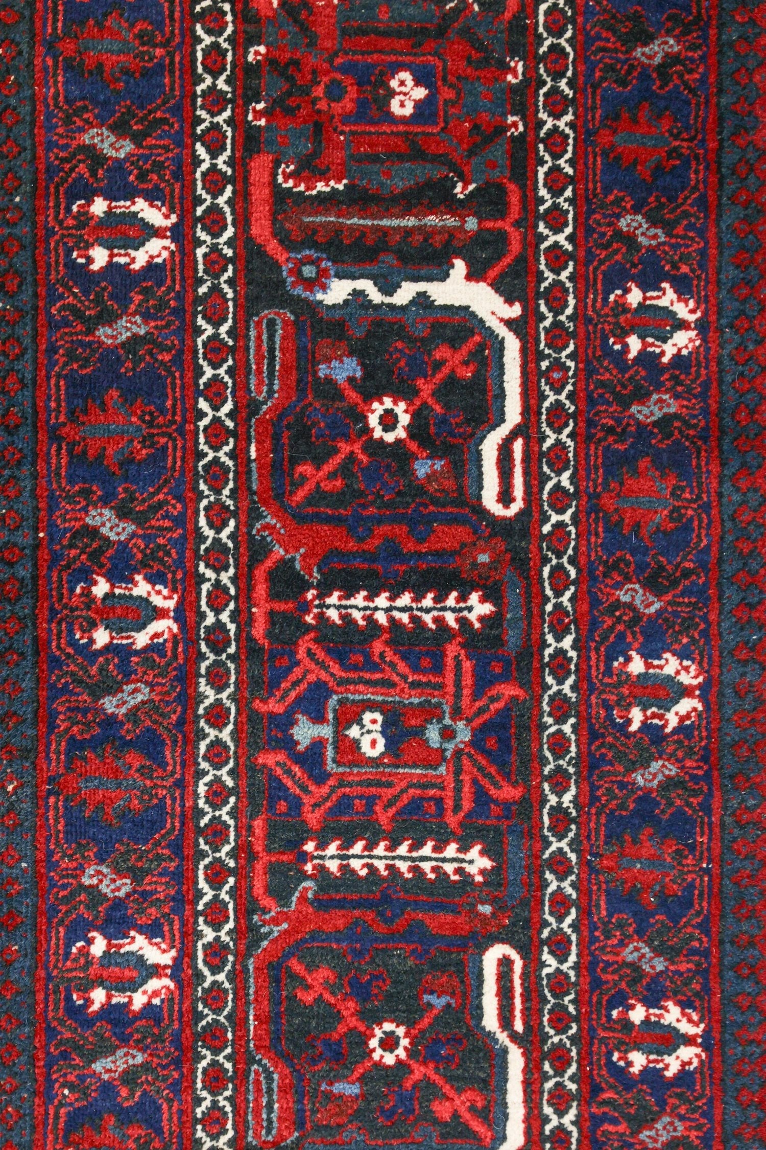 Antique Joshaqan Handwoven Tribal Rug, J76844