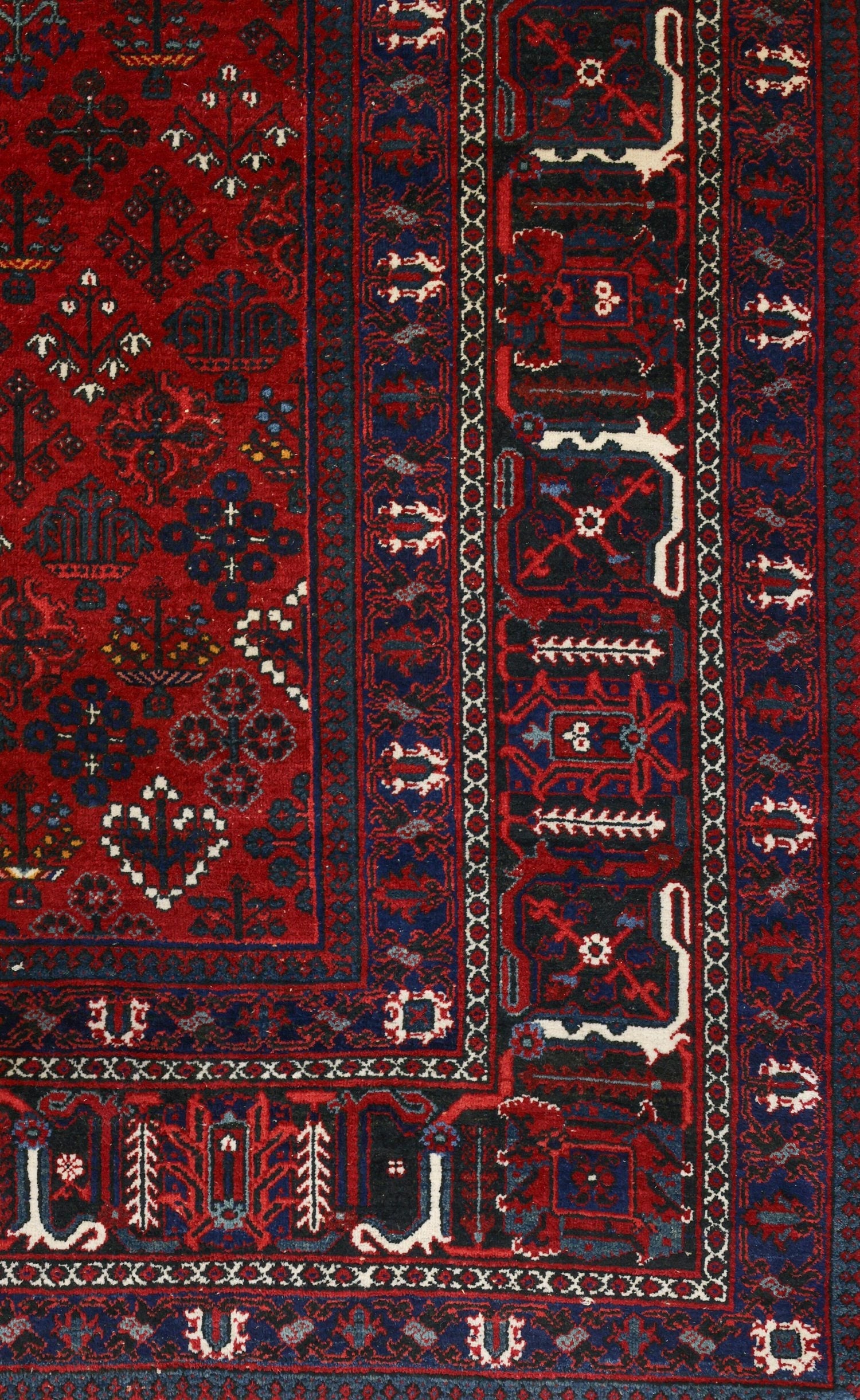 Antique Joshaqan Handwoven Tribal Rug, J76844