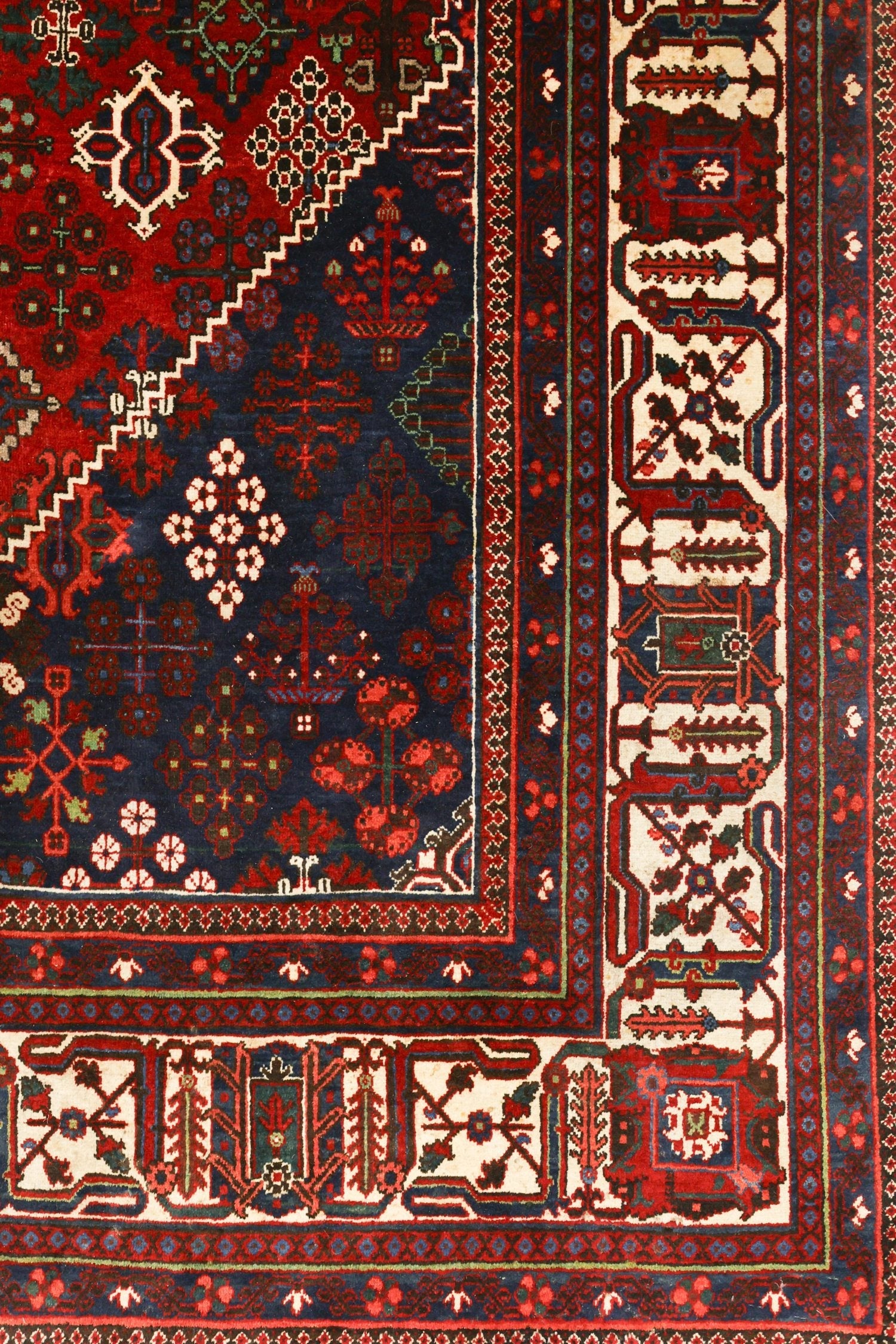 Antique Joshogan Handwoven Tribal Rug, J76451