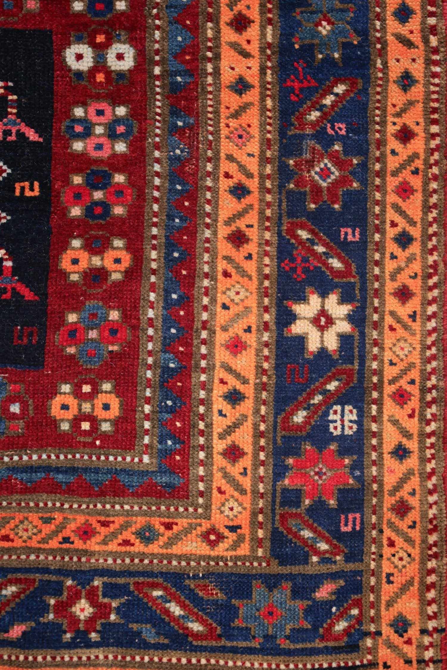 Antique Karabagh Handwoven Tribal Rug, J69192