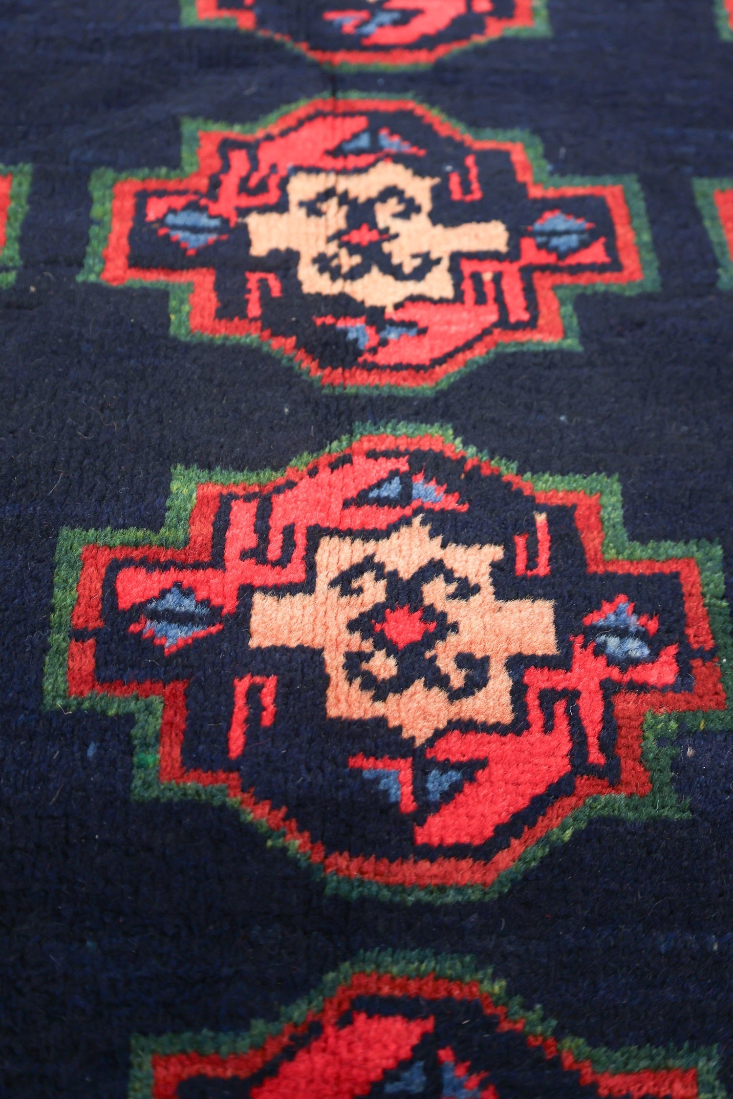 Antique Karabagh Handwoven Tribal Rug, J75108